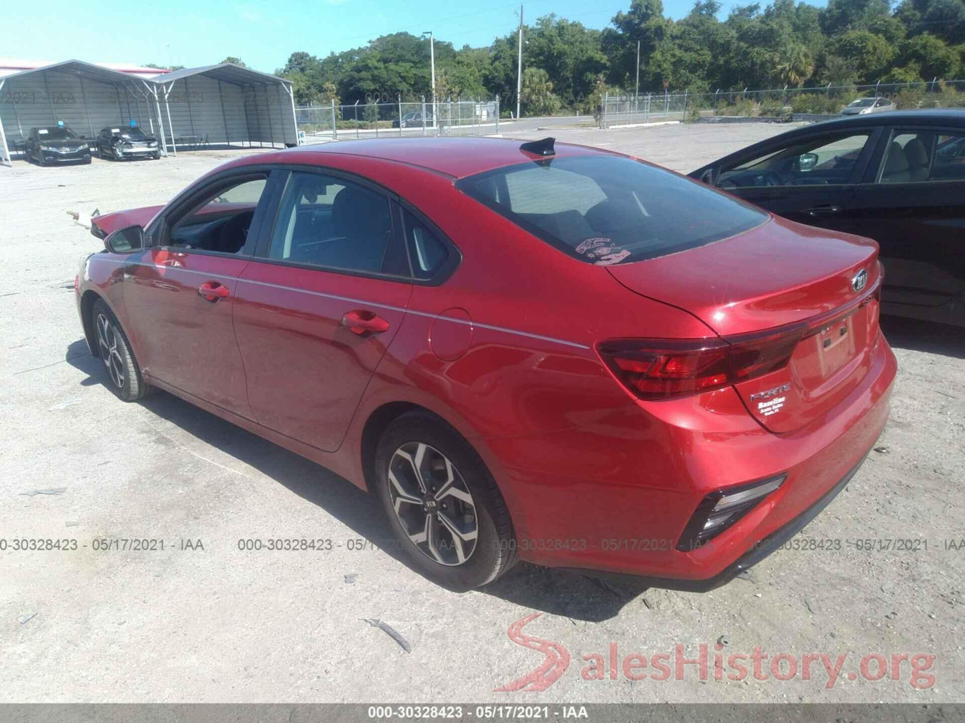 3KPF24AD2LE190912 2020 KIA FORTE