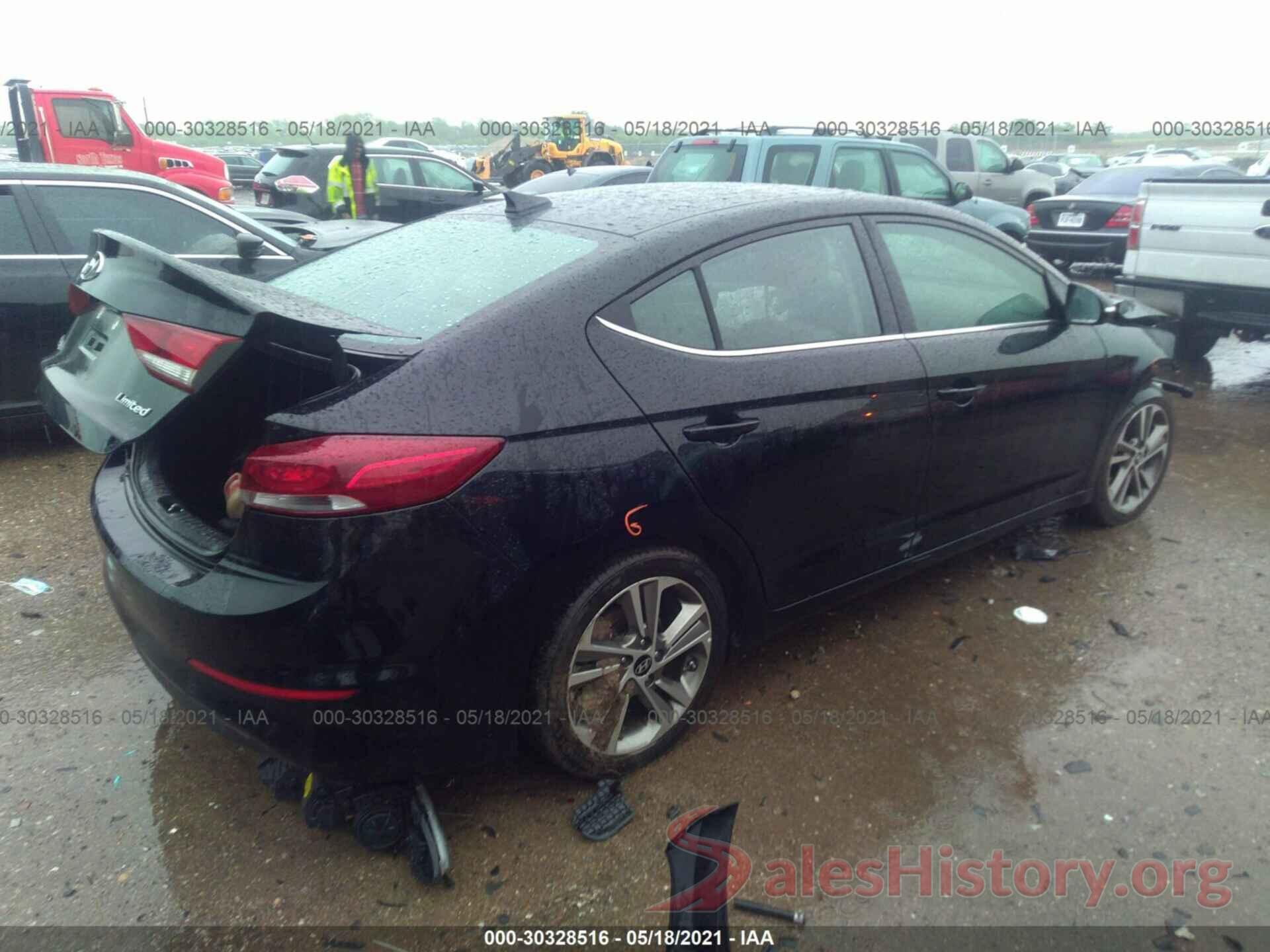 5NPD84LF6JH268167 2018 HYUNDAI ELANTRA