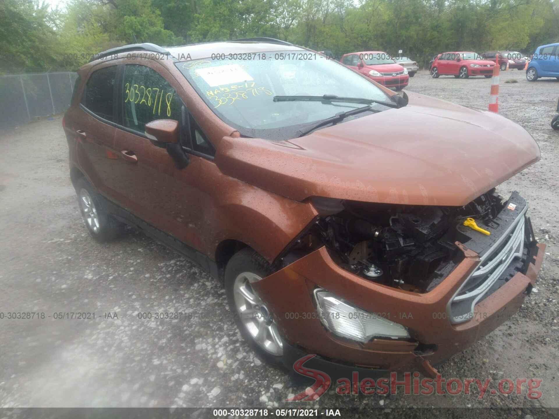 MAJ3P1TE3JC221166 2018 FORD ECOSPORT