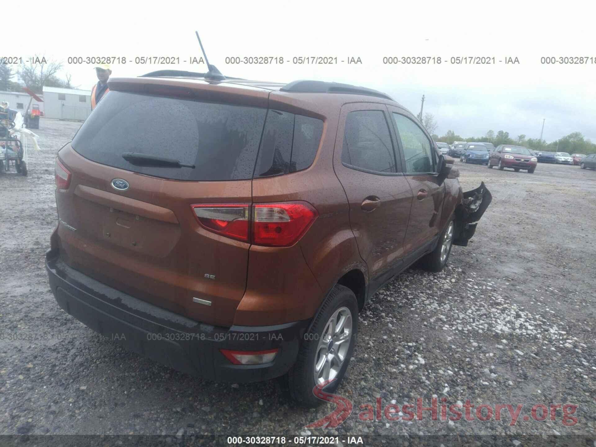 MAJ3P1TE3JC221166 2018 FORD ECOSPORT