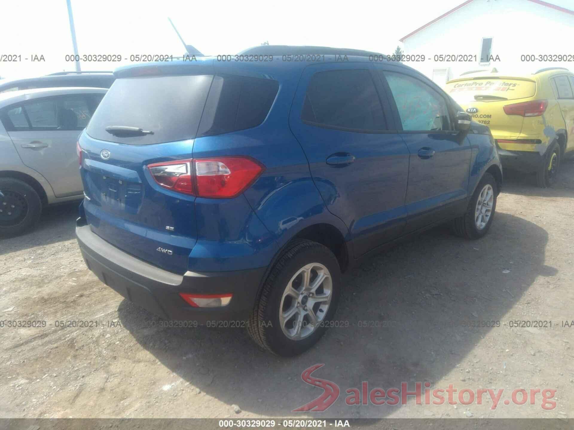 MAJ6S3GL5LC348455 2020 FORD ECOSPORT