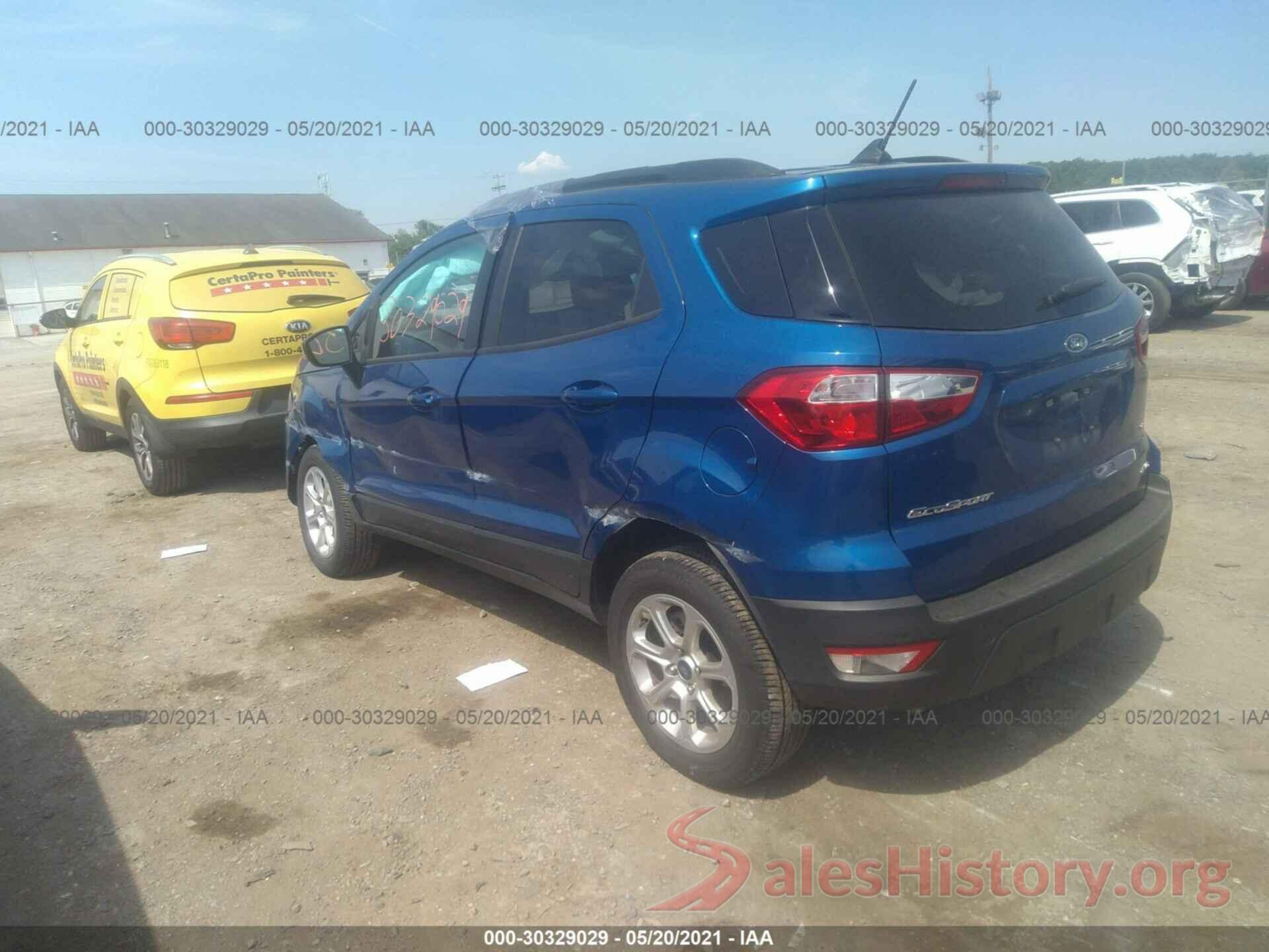 MAJ6S3GL5LC348455 2020 FORD ECOSPORT