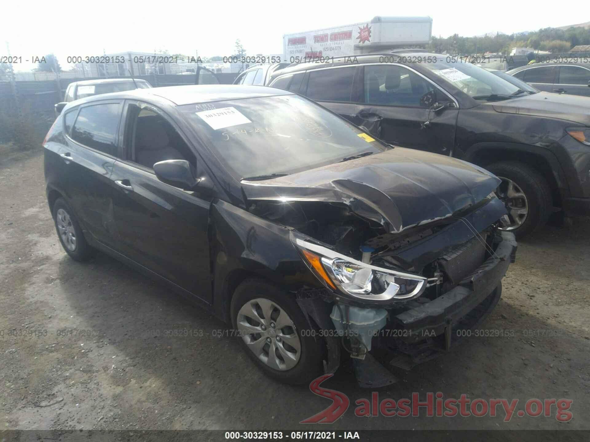 KMHCT5AEXHU363000 2017 HYUNDAI ACCENT