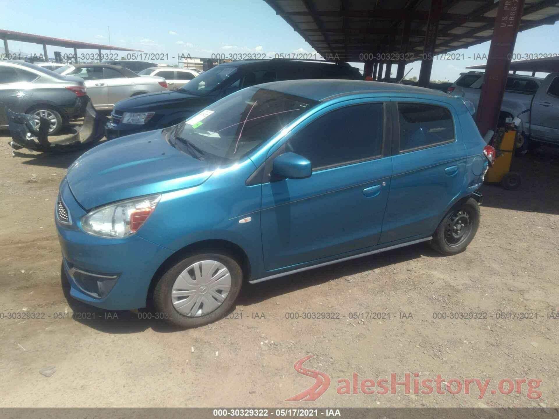 ML32A3HJ7HH005863 2017 MITSUBISHI MIRAGE