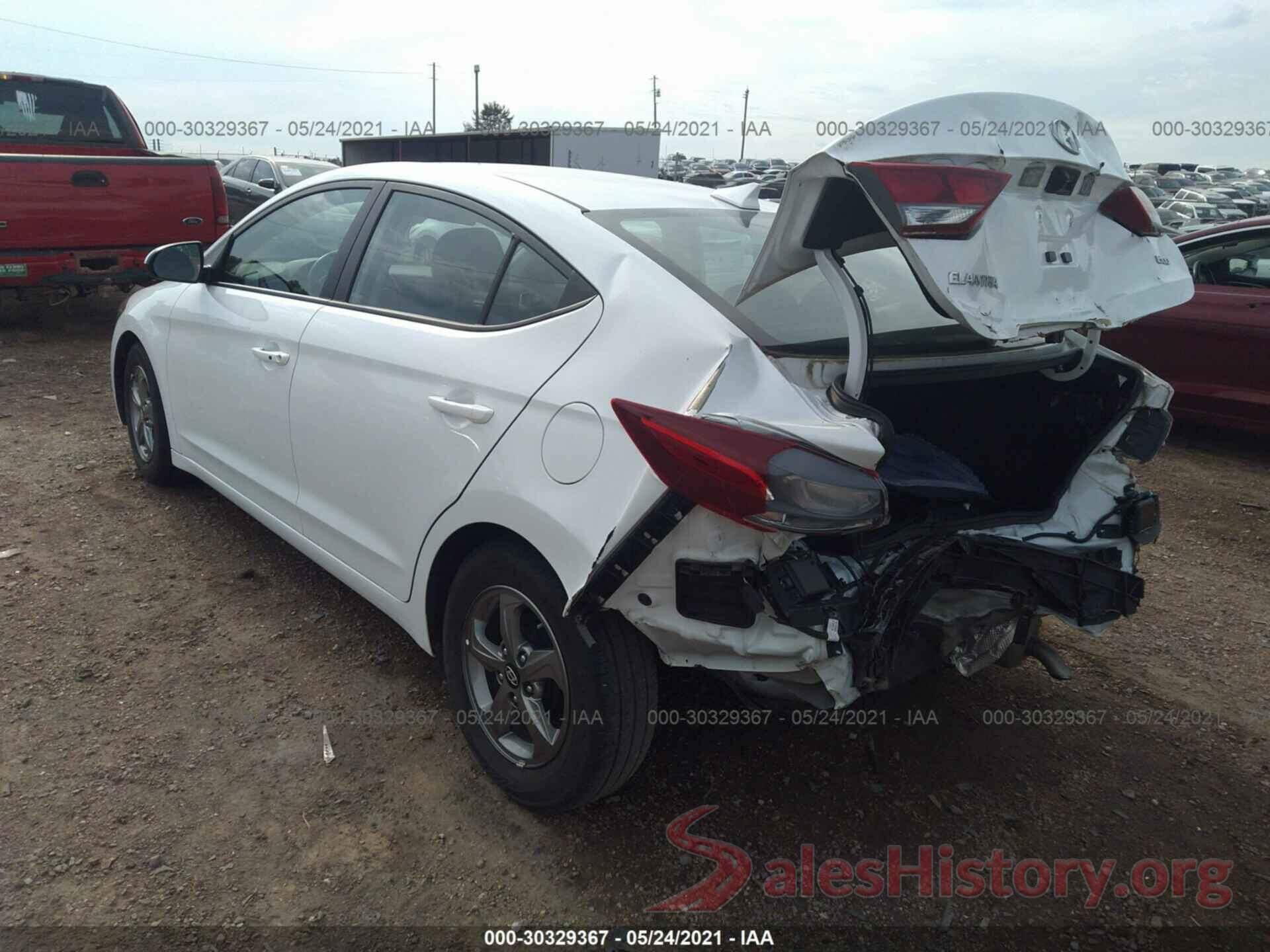 5NPD94LA8JH377618 2018 HYUNDAI ELANTRA