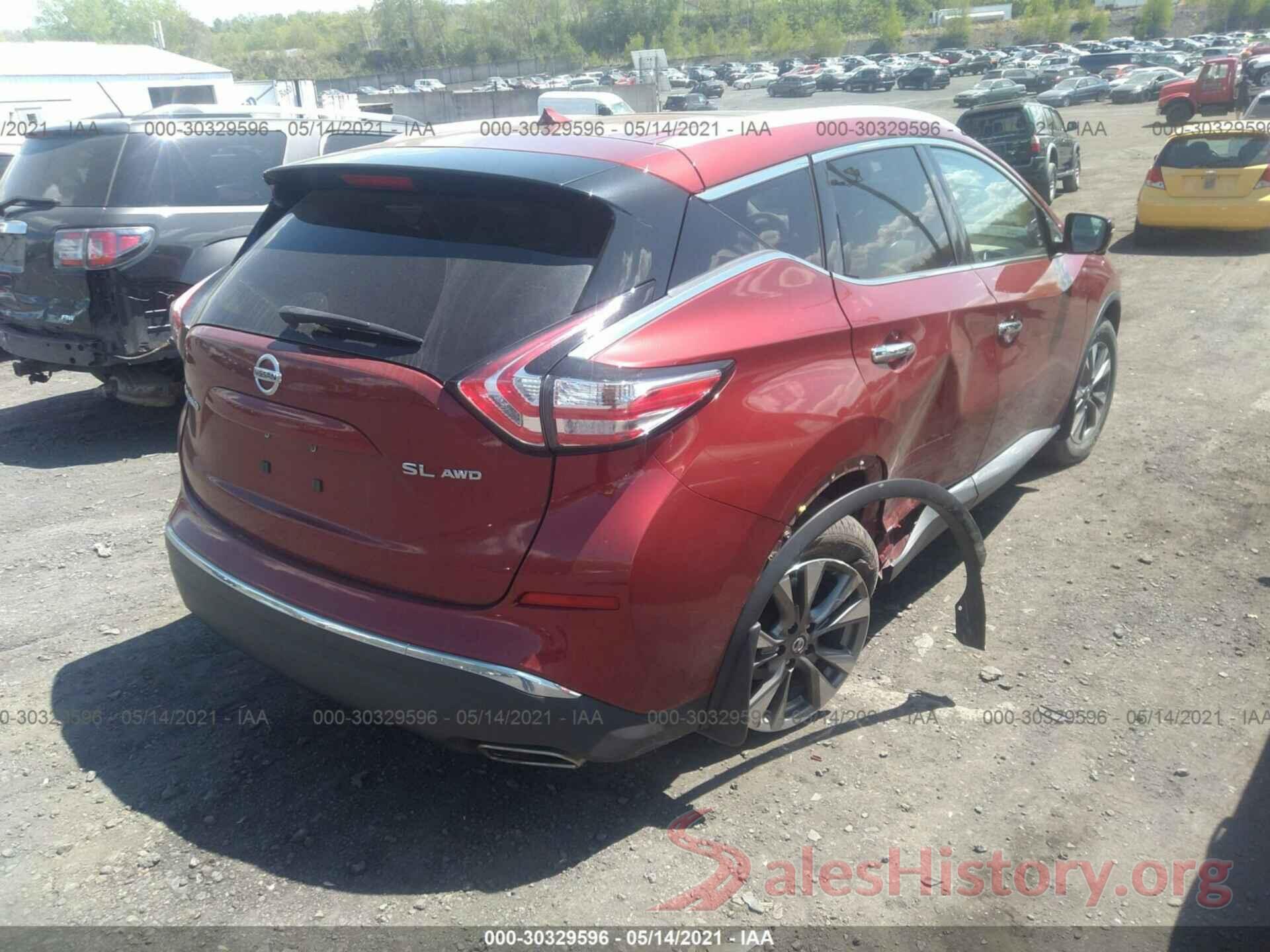 5N1AZ2MH8GN116478 2016 NISSAN MURANO