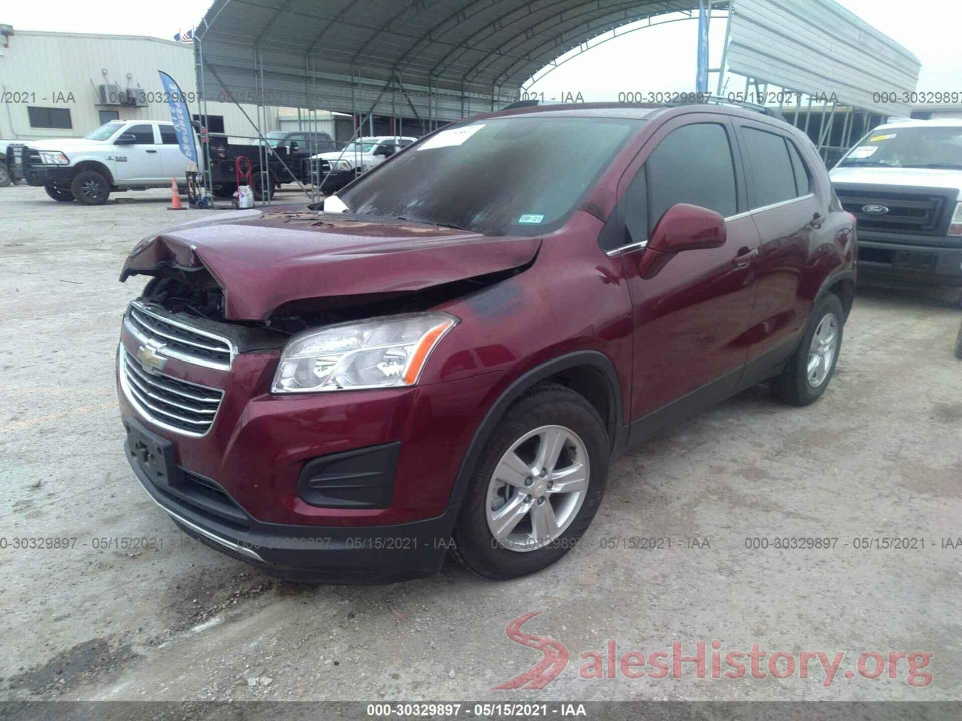 3GNCJLSBXGL171465 2016 CHEVROLET TRAX