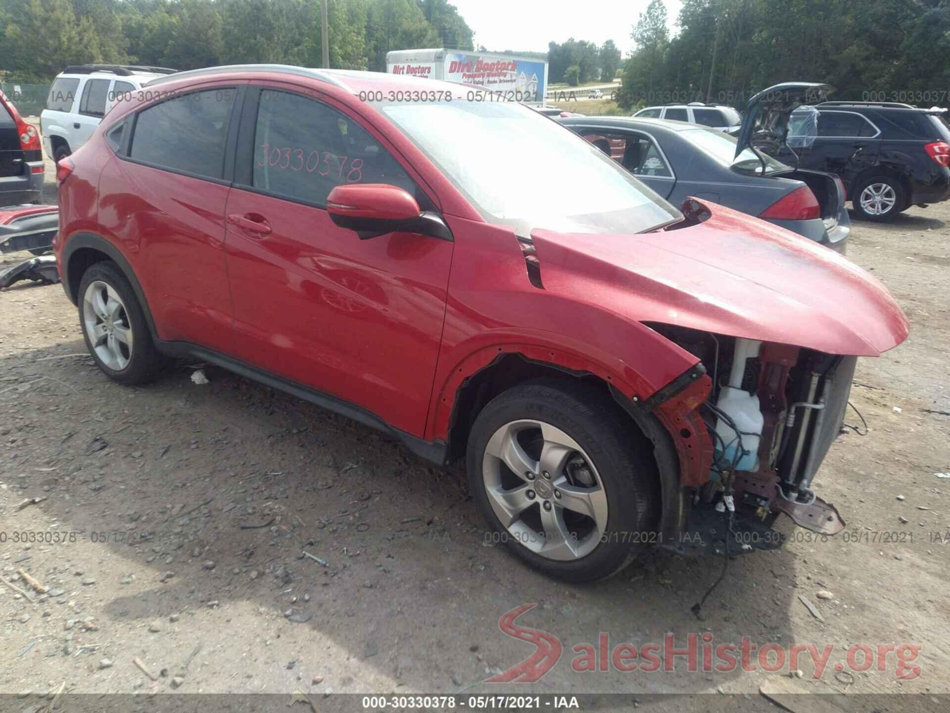 3CZRU6H74GM730821 2016 HONDA HR-V