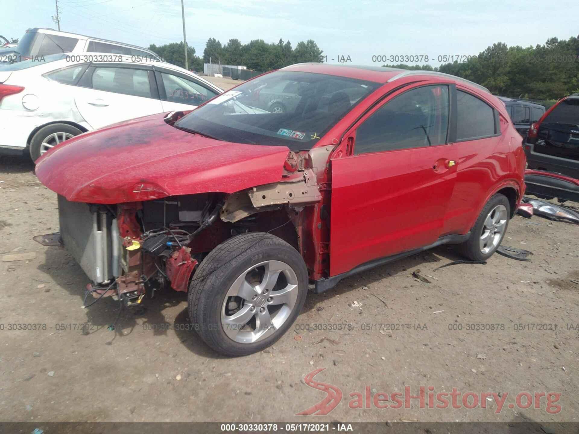 3CZRU6H74GM730821 2016 HONDA HR-V