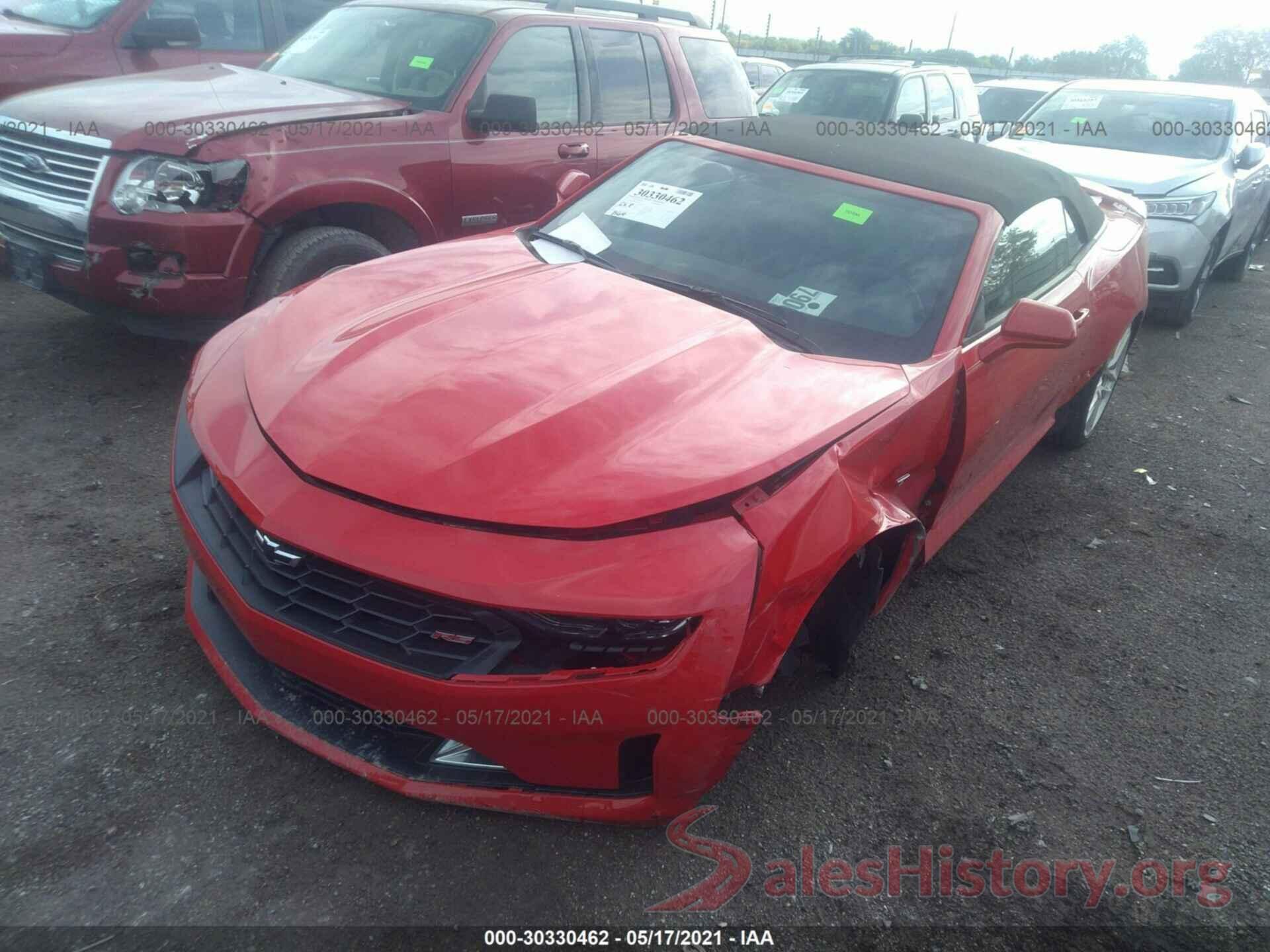 1G1FB3DS5M0122580 2021 CHEVROLET CAMARO