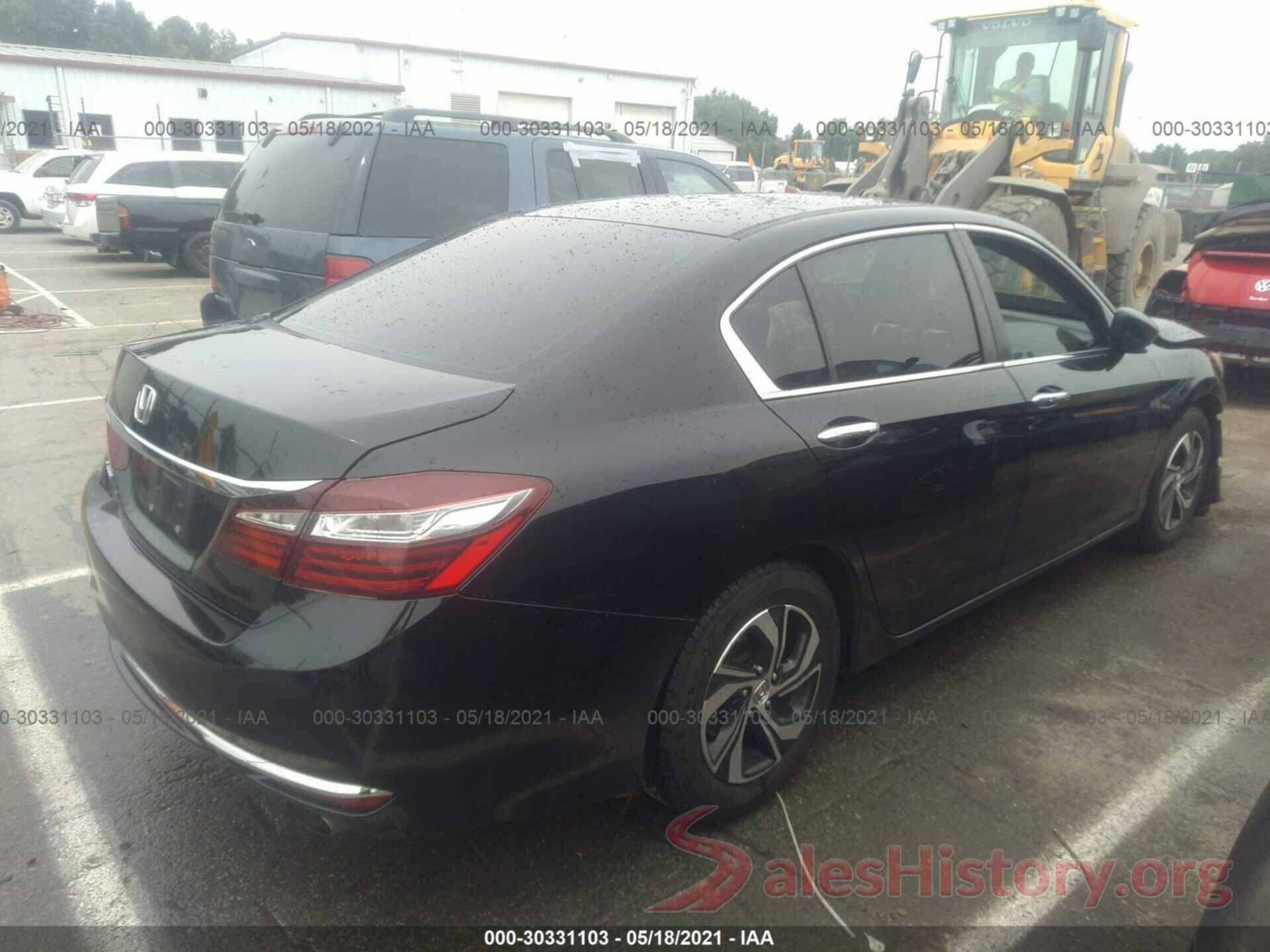 1HGCR2F39GA158455 2016 HONDA ACCORD SEDAN