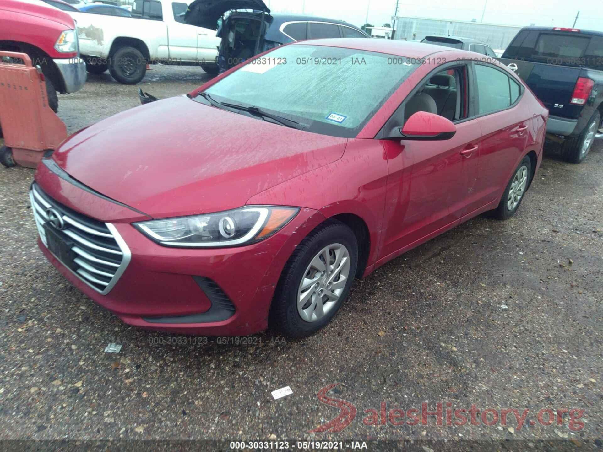 KMHD74LF8HU161281 2017 HYUNDAI ELANTRA