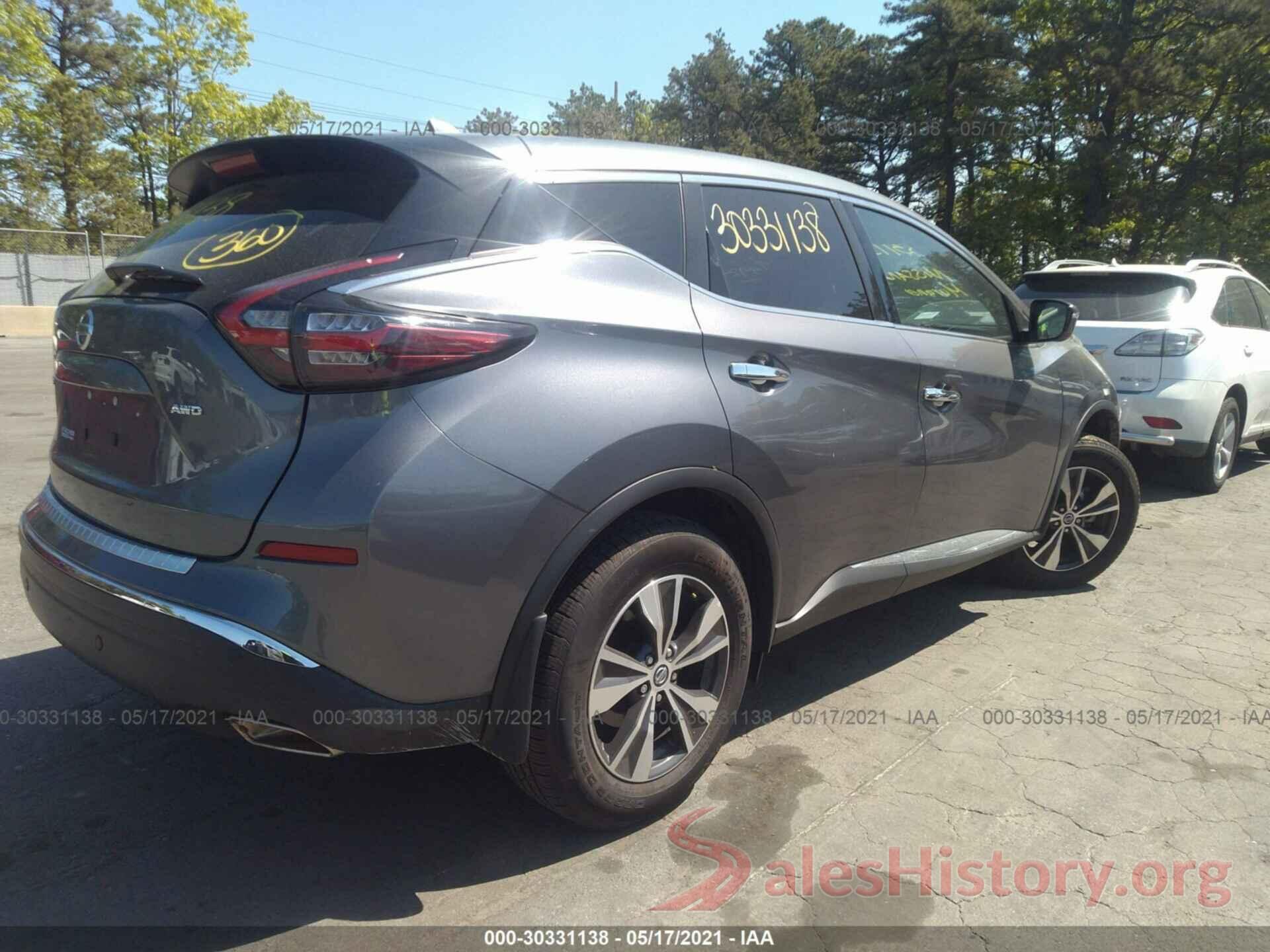 5N1AZ2AS3LN158048 2020 NISSAN MURANO