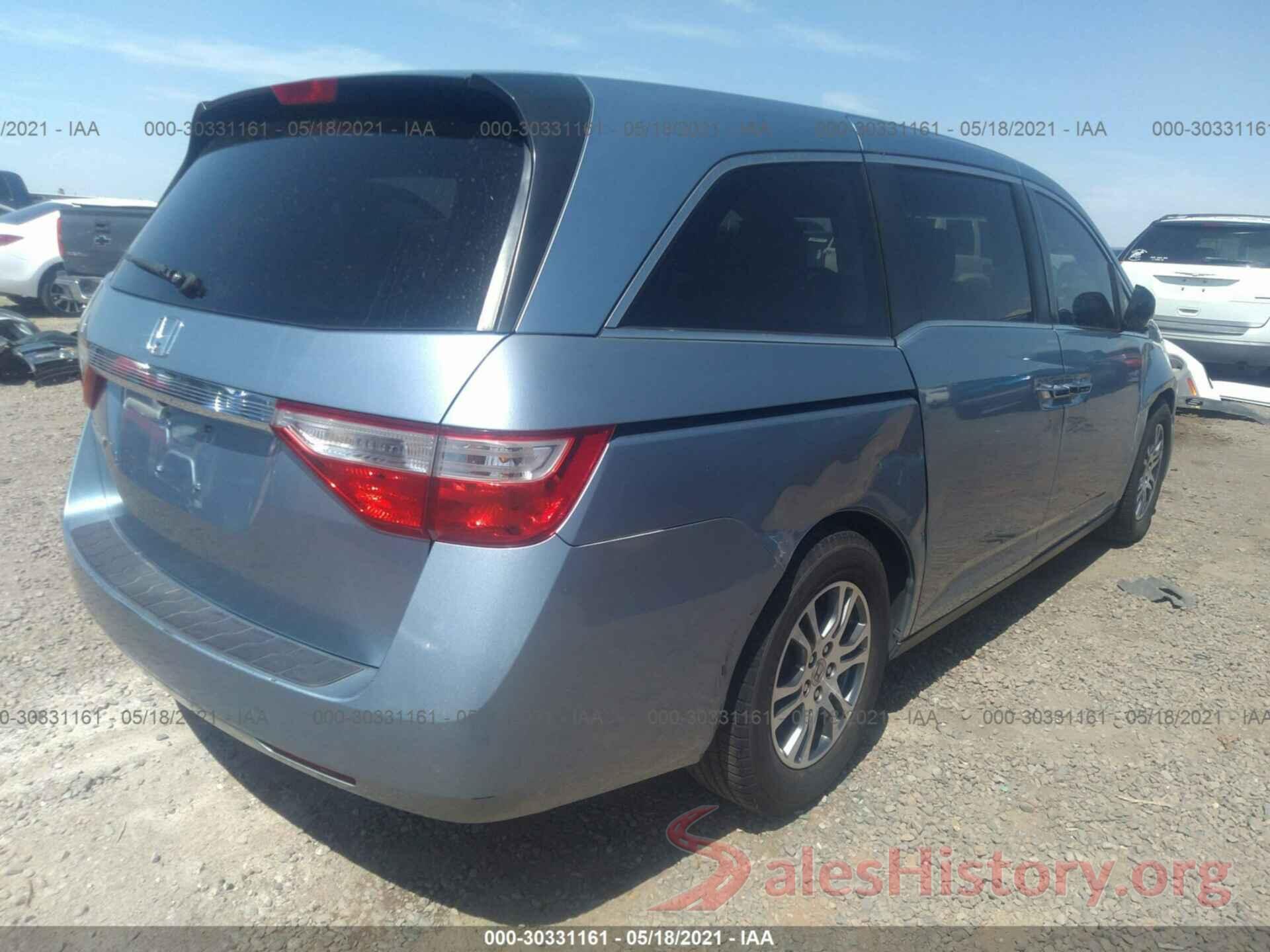 1N4BL3AP4HC176370 2013 HONDA ODYSSEY