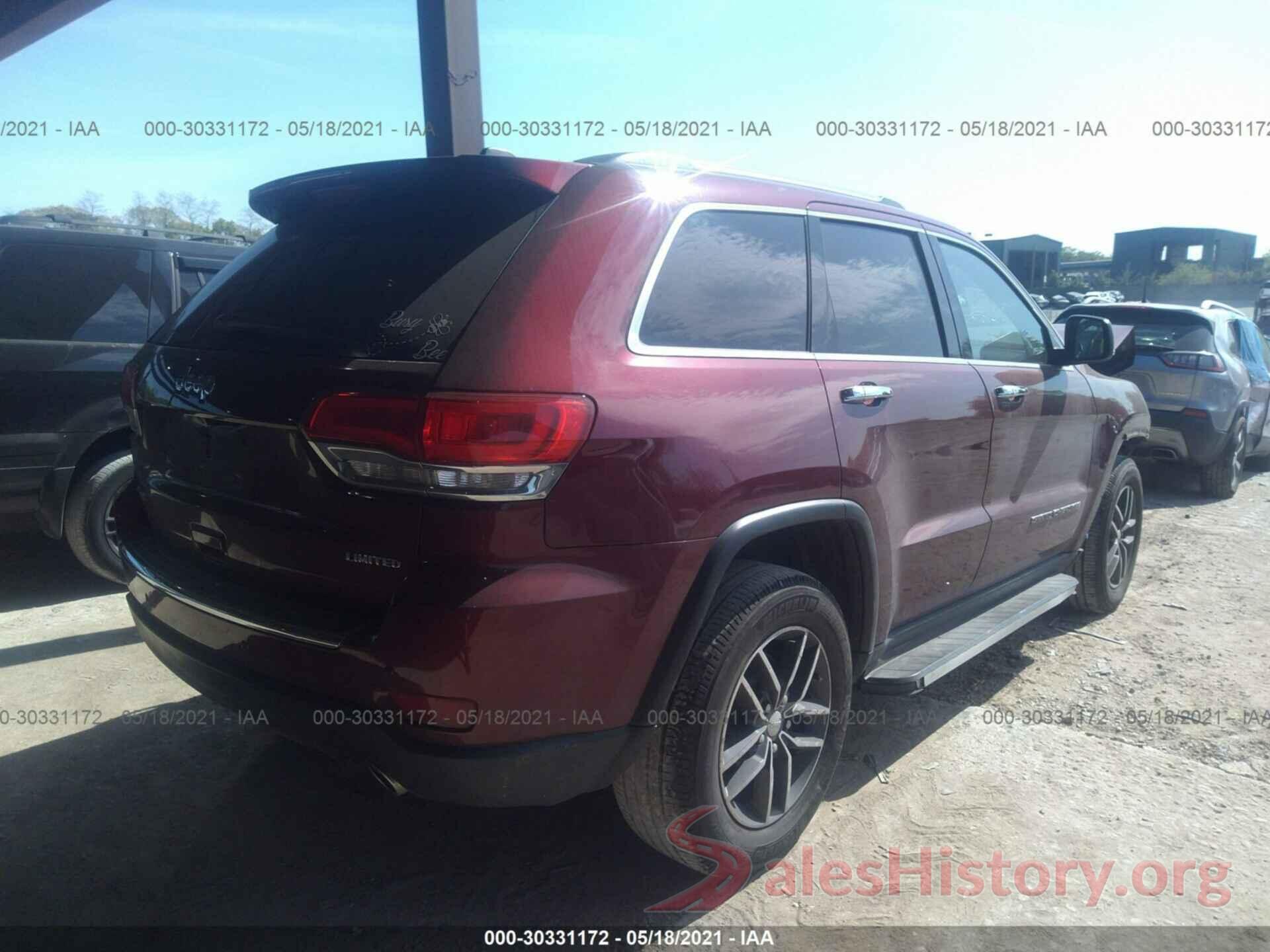 1C4RJFBG5HC735259 2017 JEEP GRAND CHEROKEE