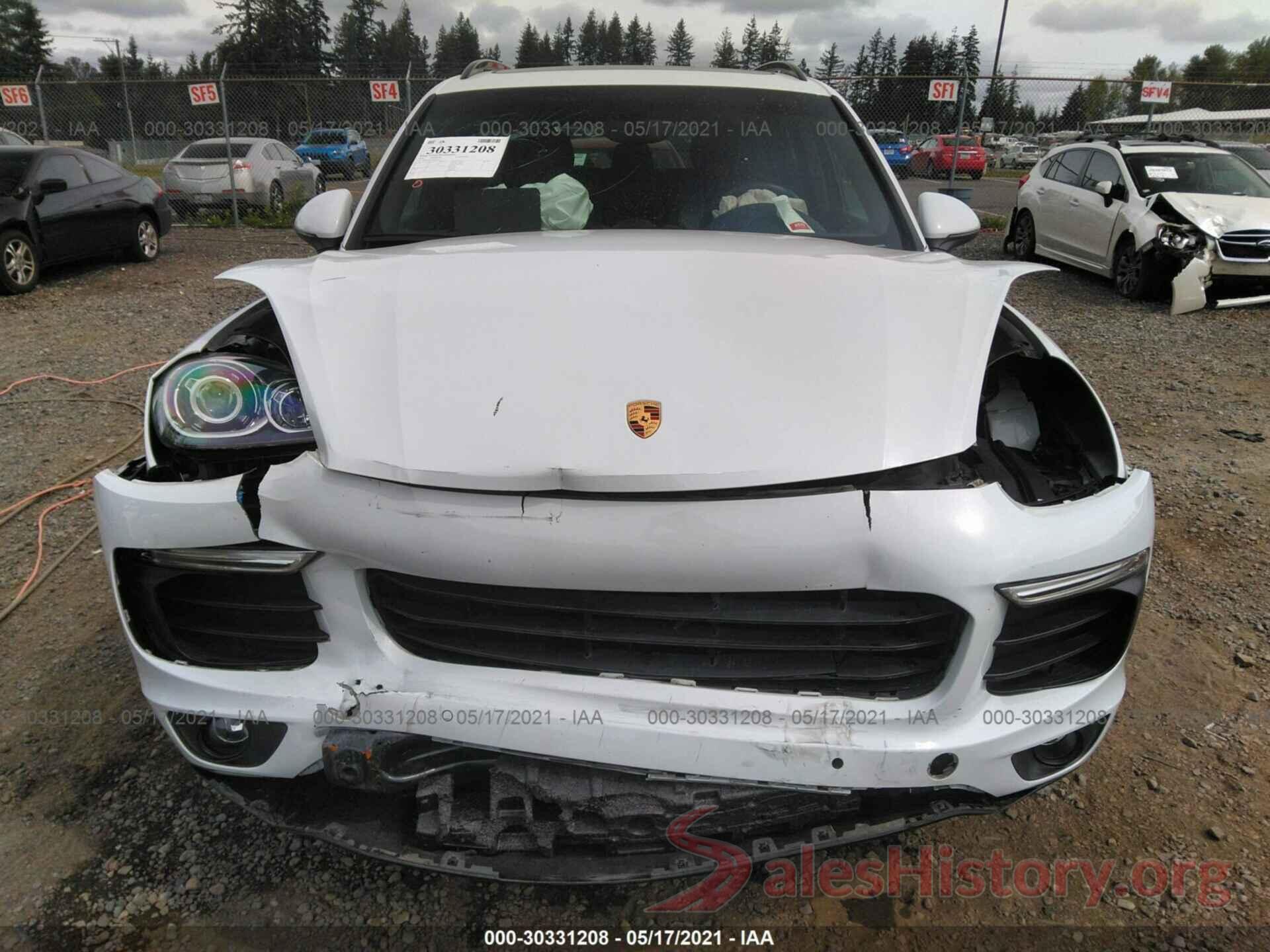 WP1AA2A27GKA12821 2016 PORSCHE CAYENNE