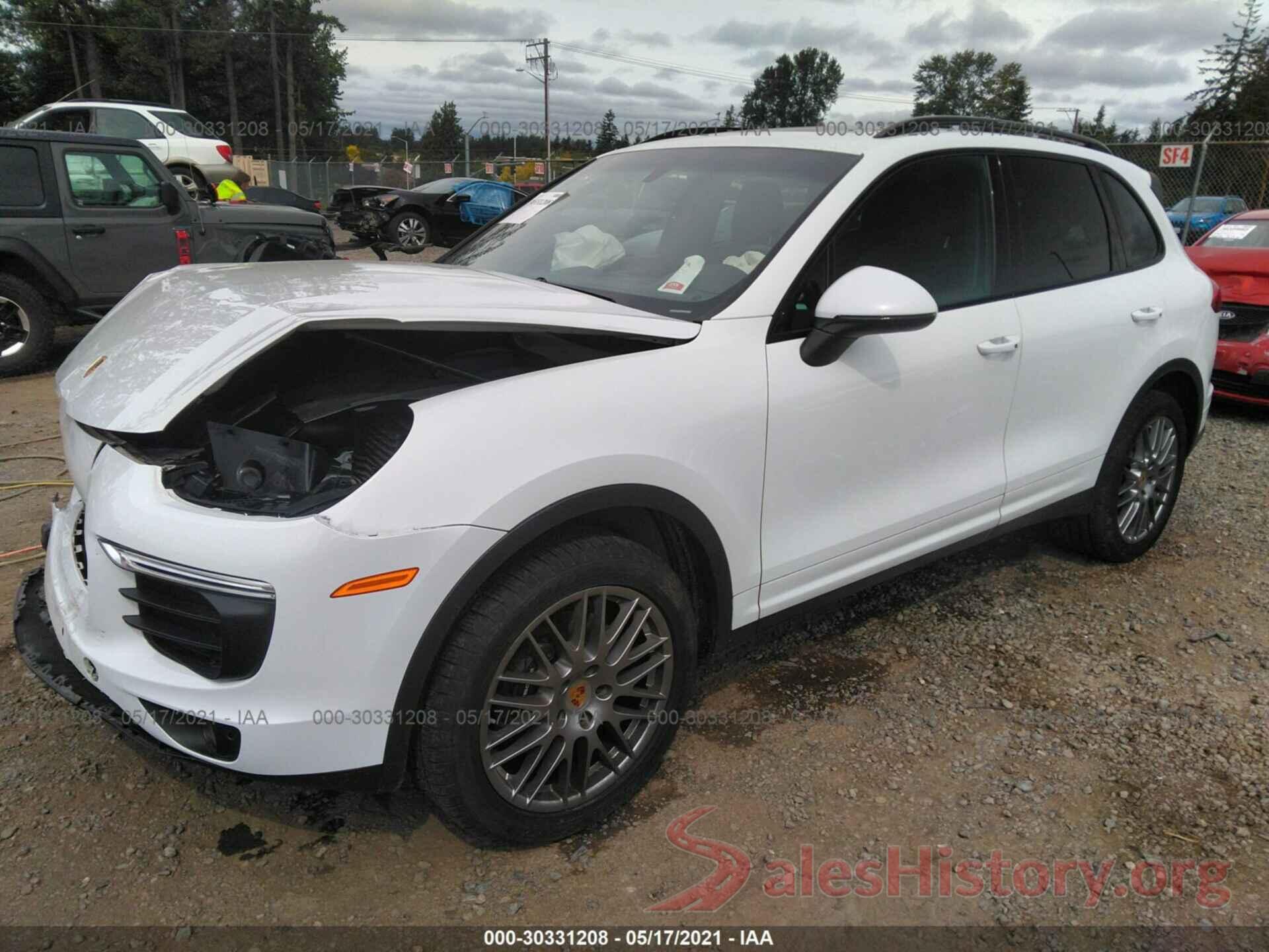 WP1AA2A27GKA12821 2016 PORSCHE CAYENNE