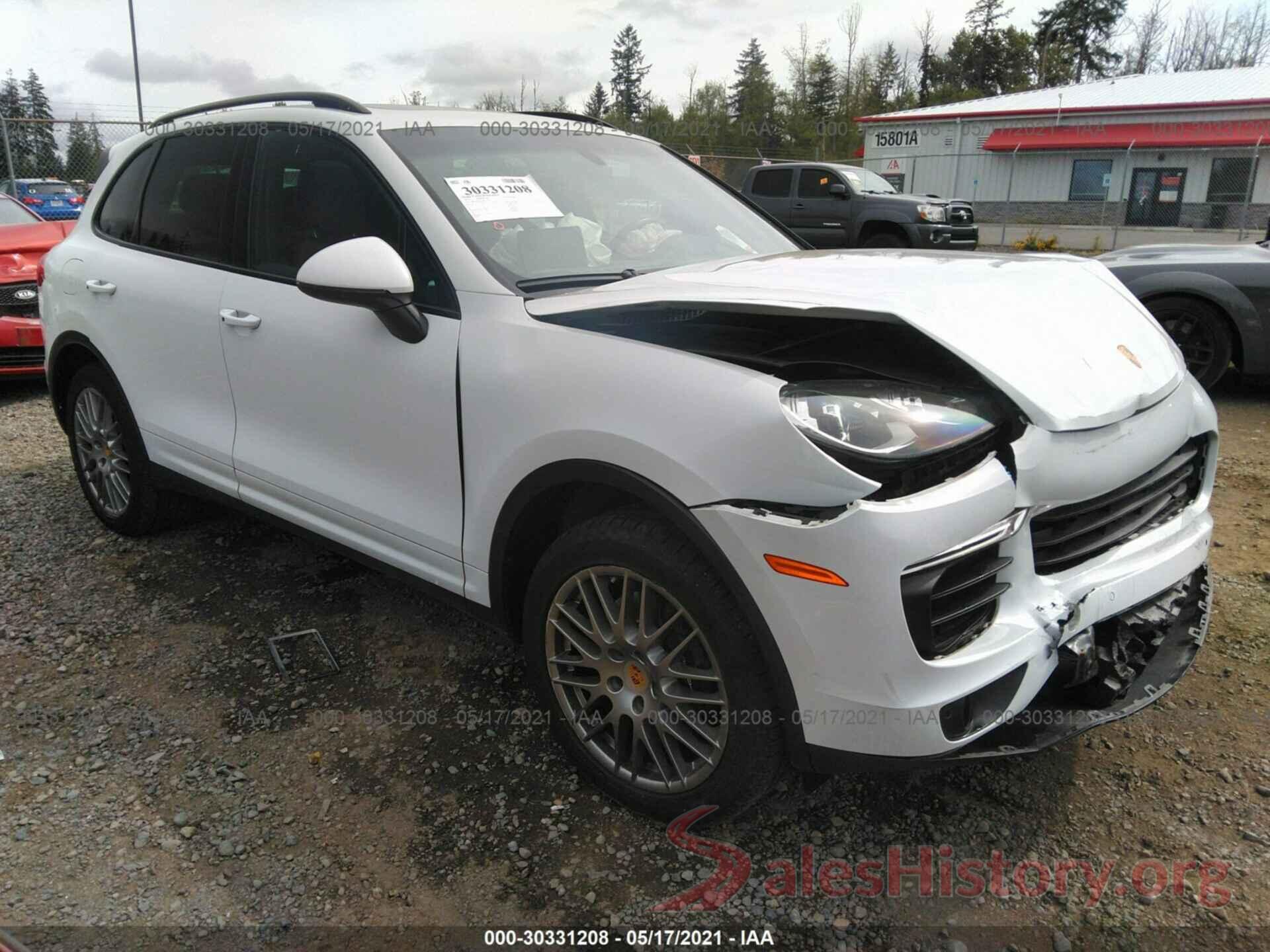 WP1AA2A27GKA12821 2016 PORSCHE CAYENNE