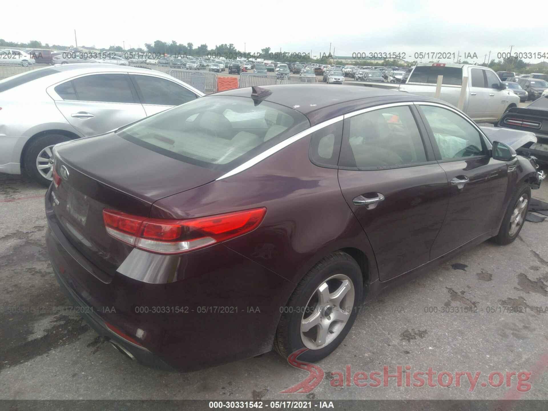 5XXGT4L36GG026324 2016 KIA OPTIMA