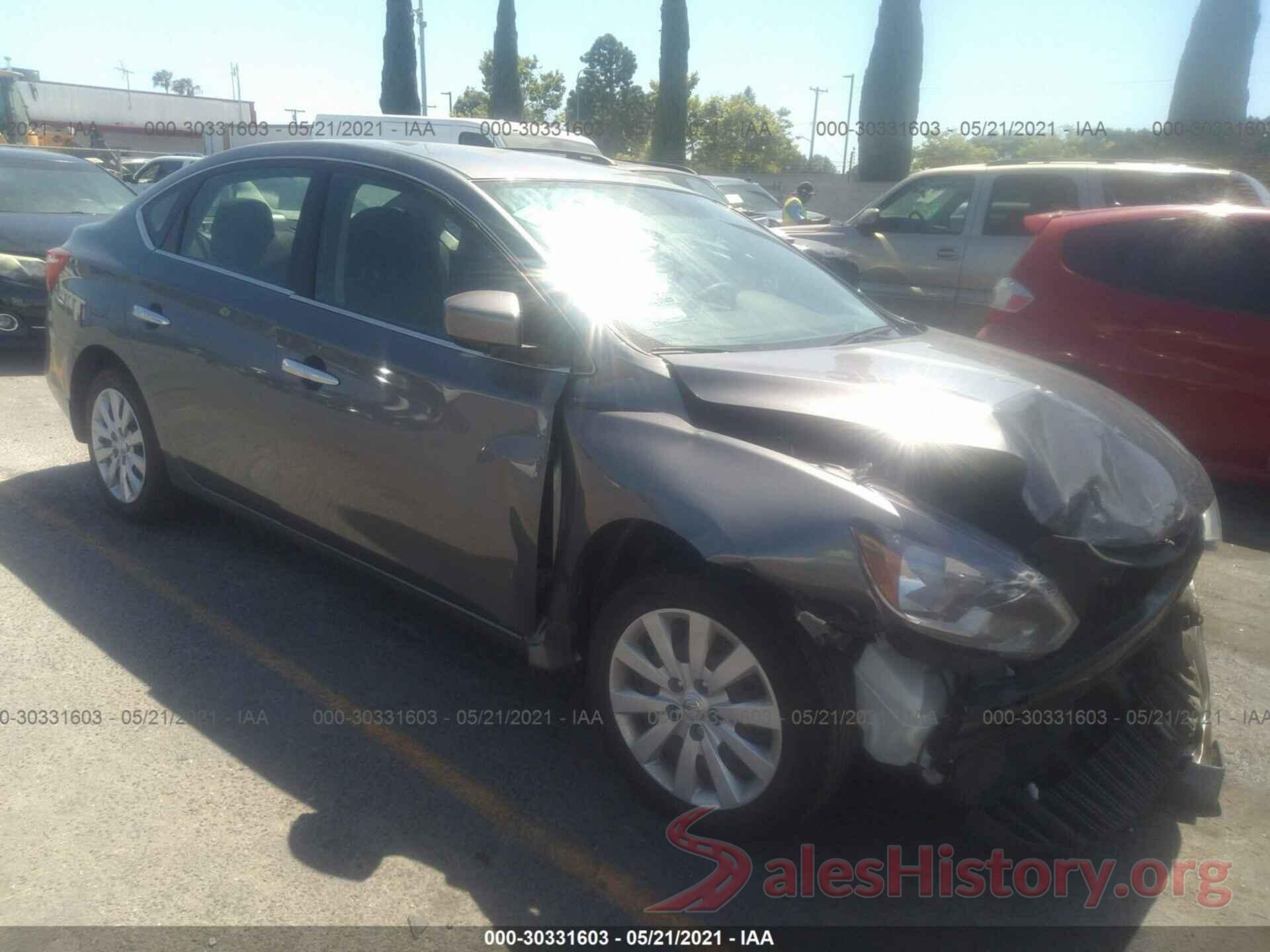 3N1AB7AP2KY288537 2019 NISSAN SENTRA