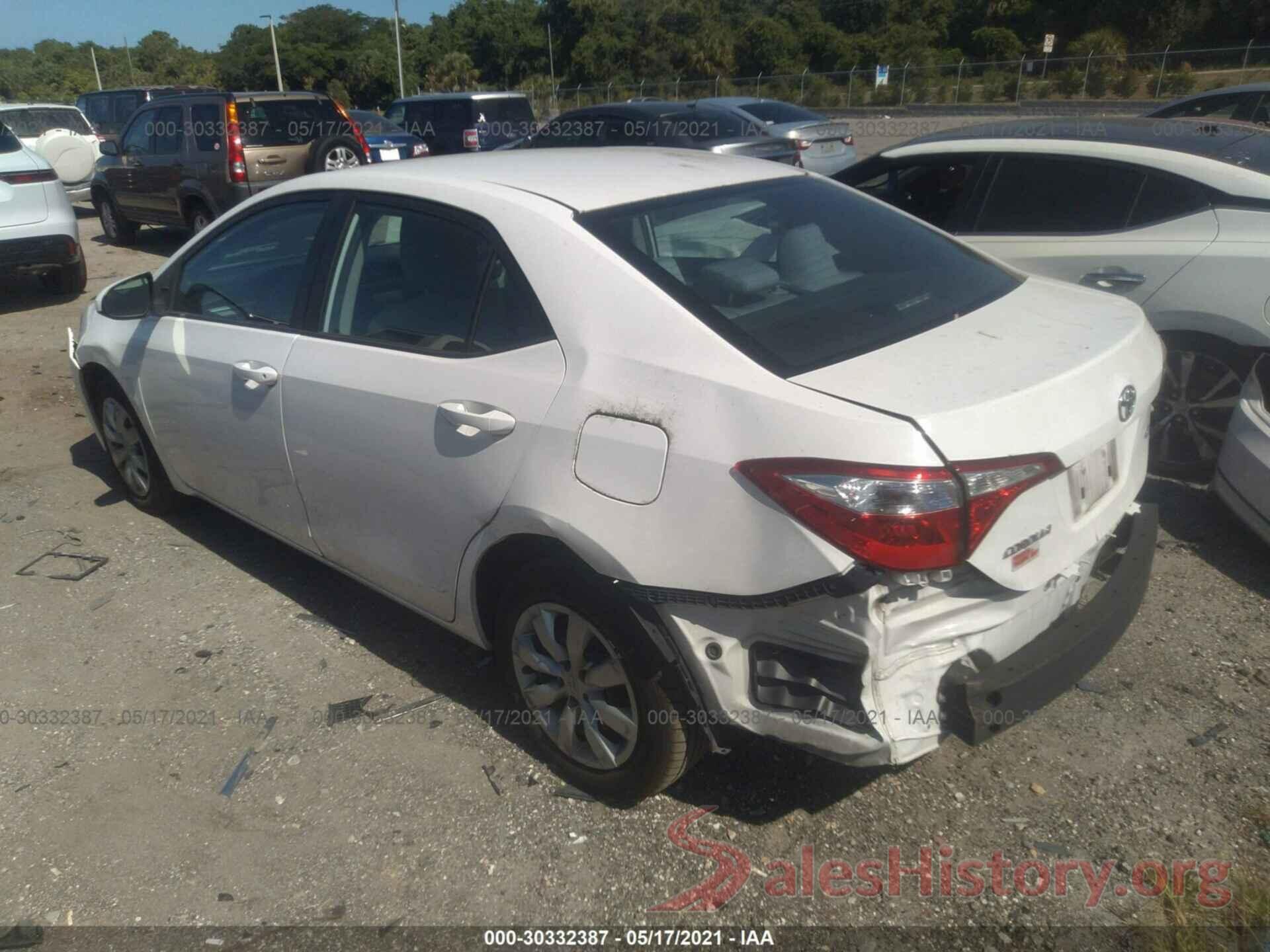 2T1BURHE7GC639803 2016 TOYOTA COROLLA