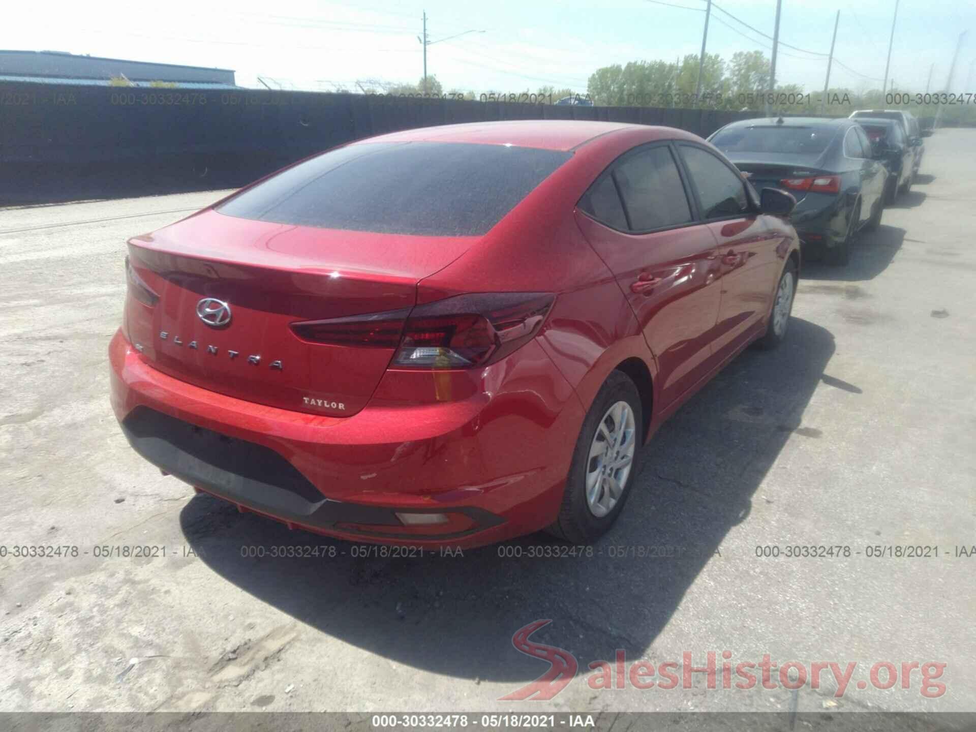 5NPD74LF1LH590446 2020 HYUNDAI ELANTRA