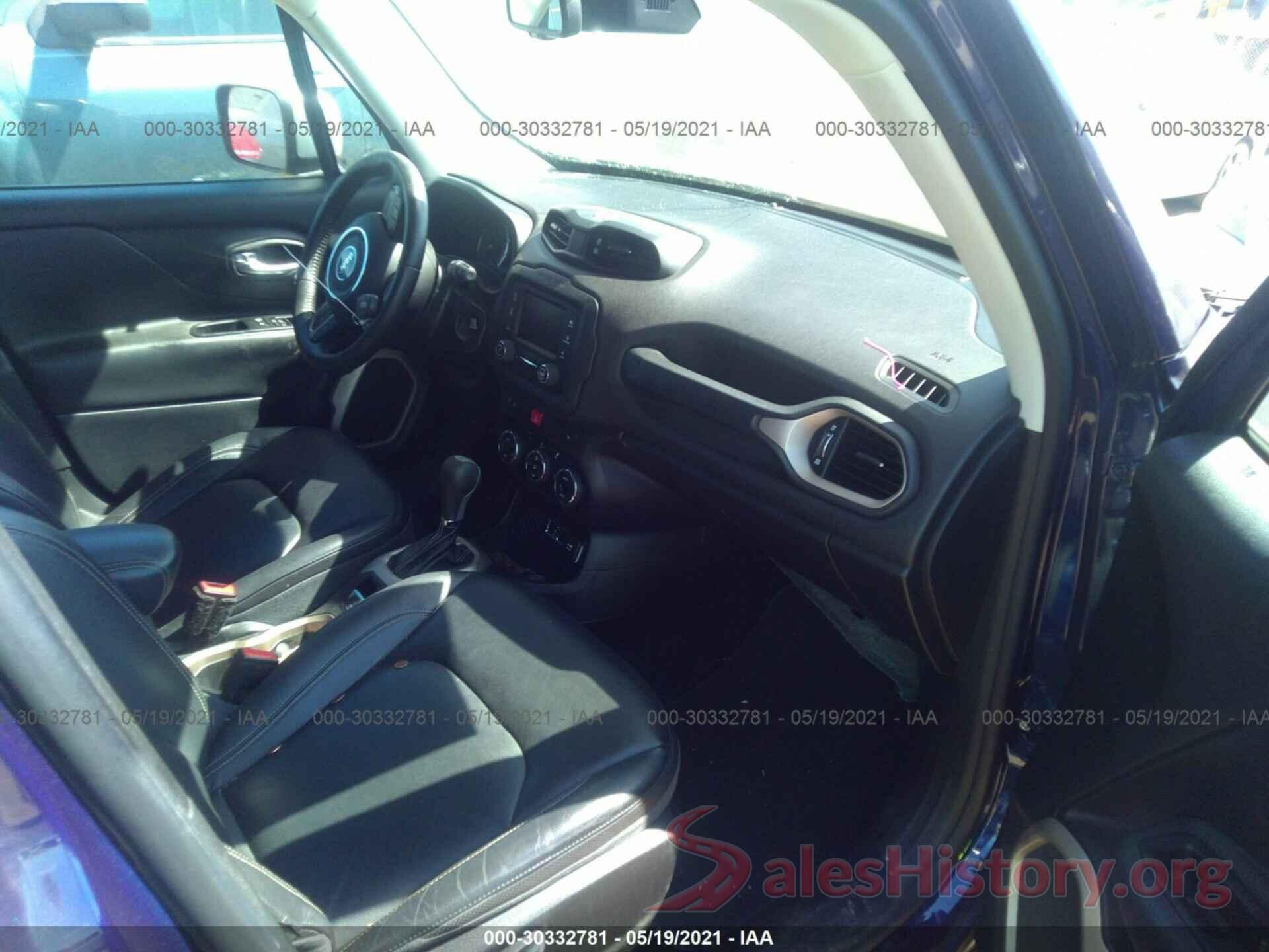 ZACCJADT5GPC63173 2016 JEEP RENEGADE