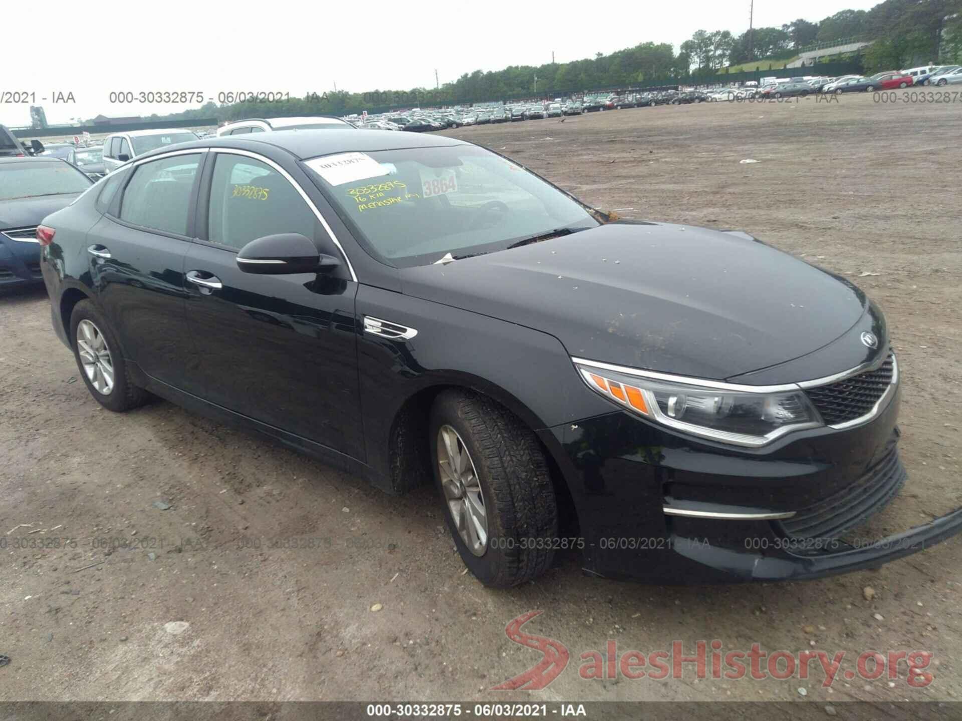 5XXGT4L39GG085884 2016 KIA OPTIMA