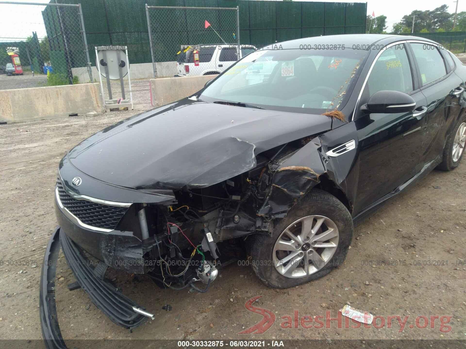 5XXGT4L39GG085884 2016 KIA OPTIMA