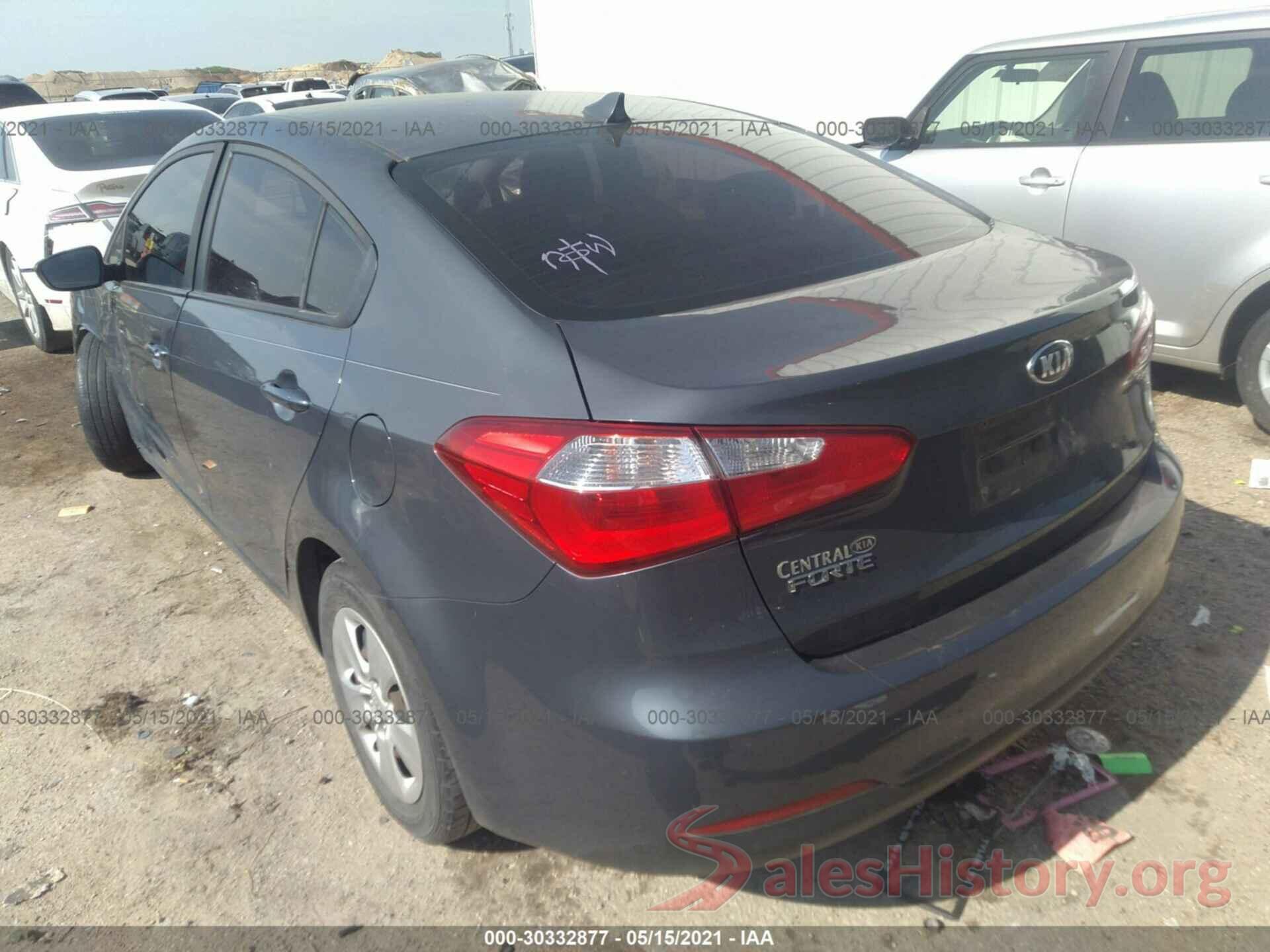 KNAFK4A61G5584501 2016 KIA FORTE