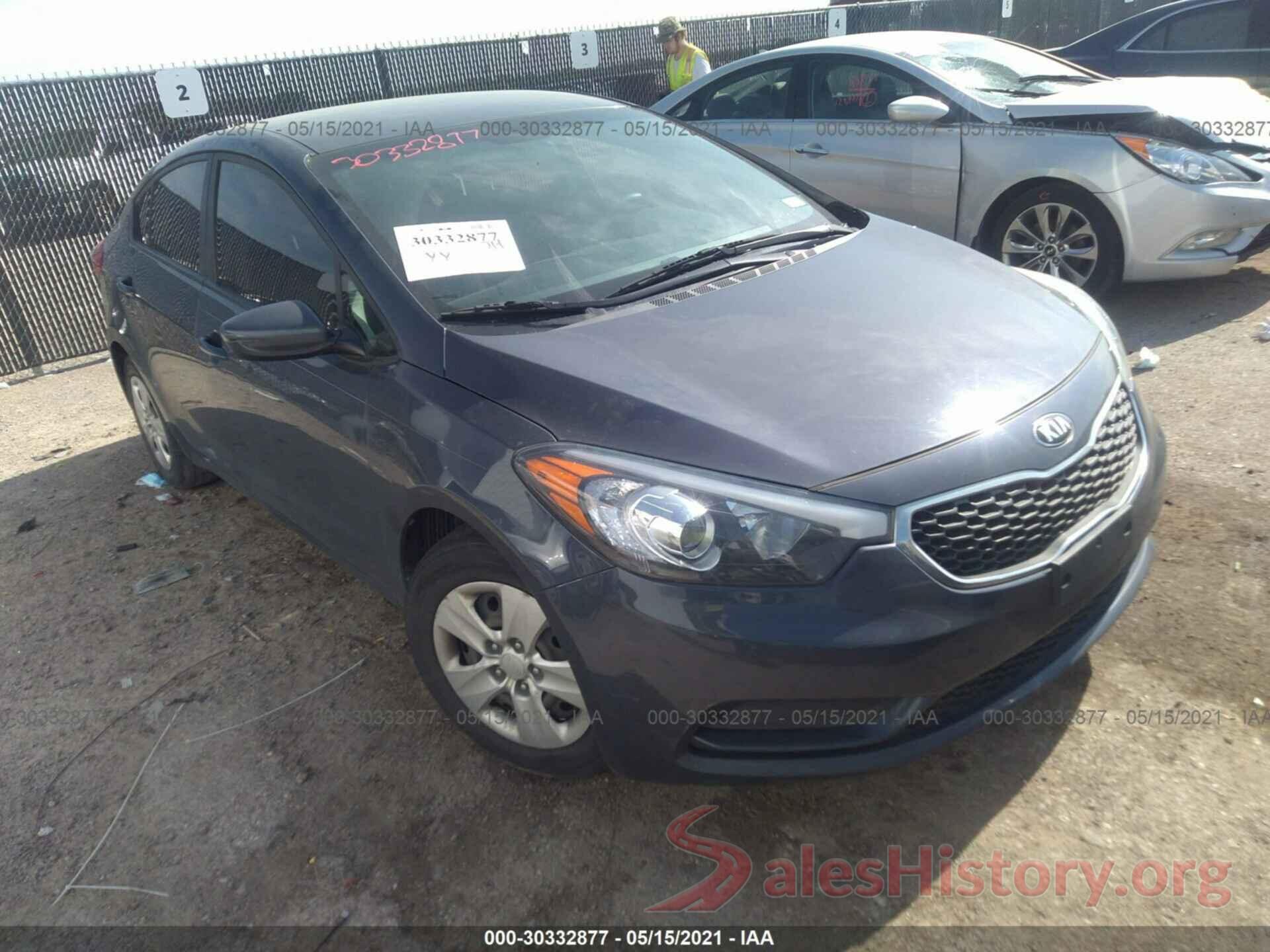 KNAFK4A61G5584501 2016 KIA FORTE