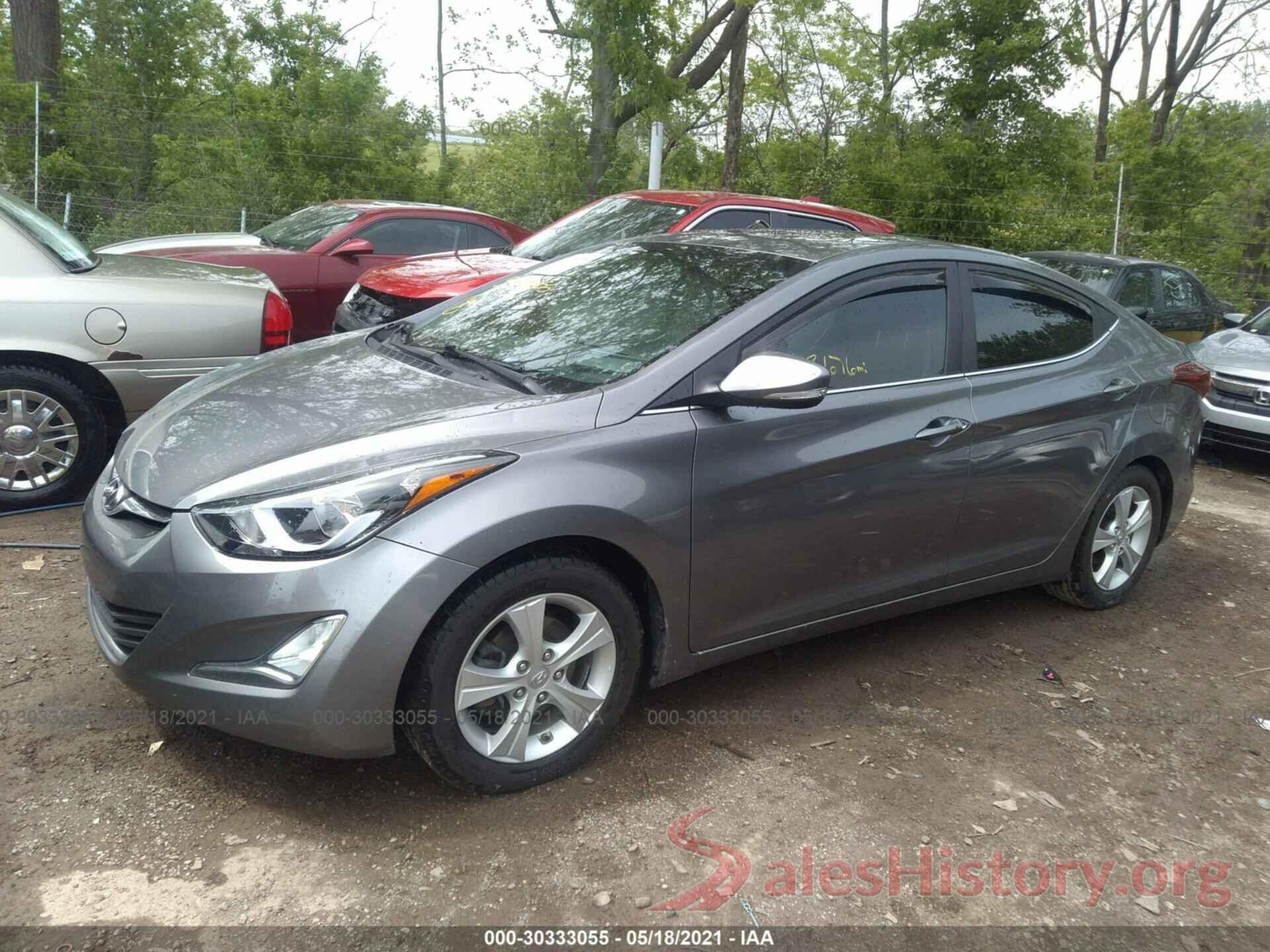 KMHDH4AE2GU640933 2016 HYUNDAI ELANTRA