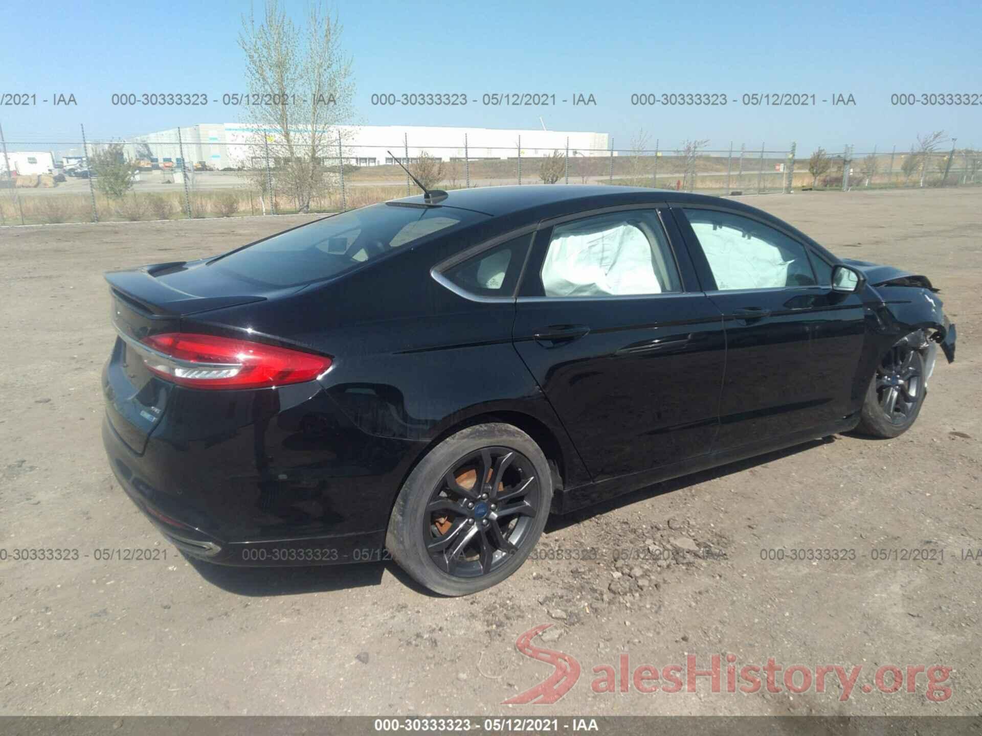 3FA6P0T90JR170463 2018 FORD FUSION