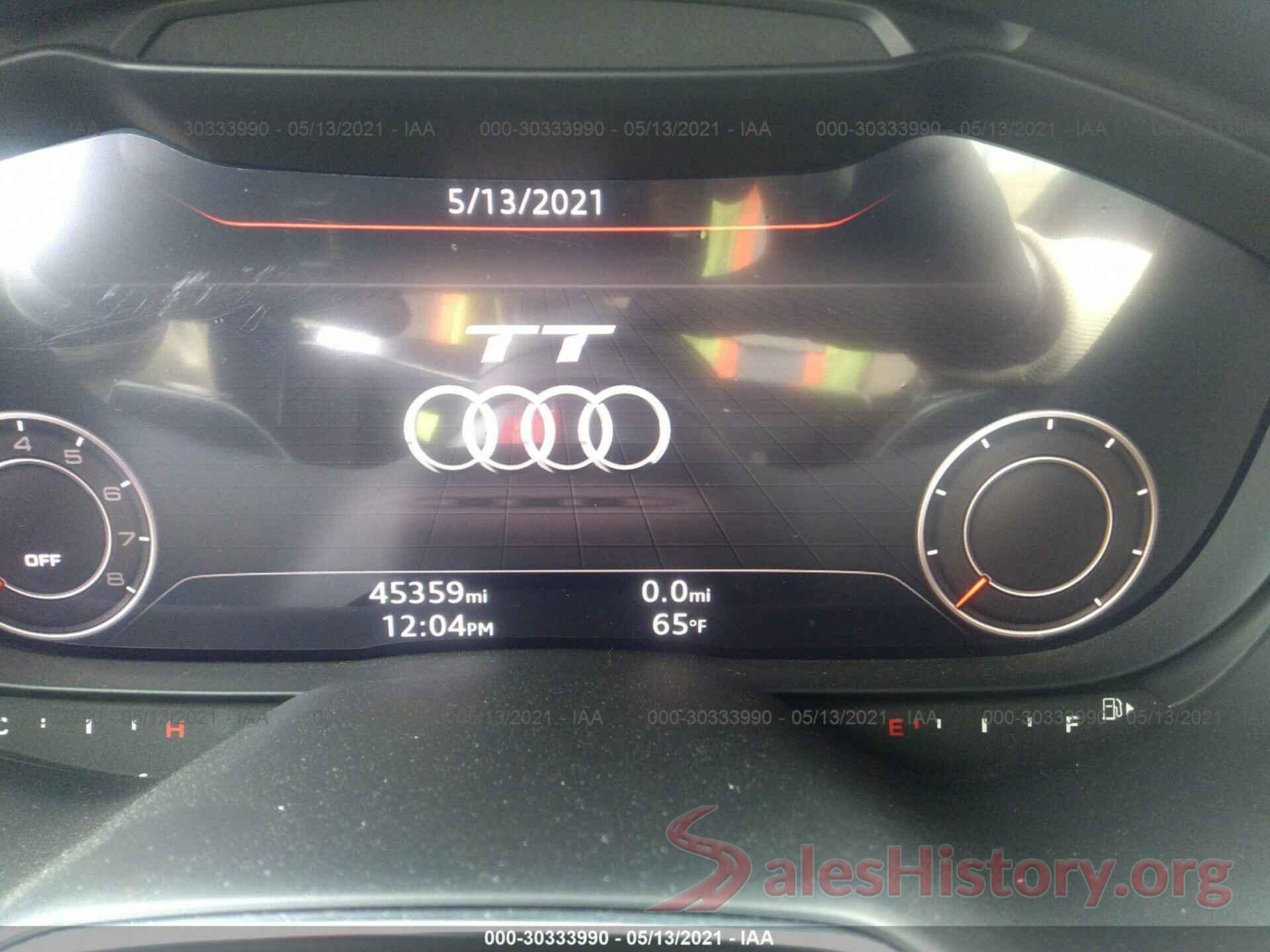 TRUC5AFV1G1019173 2016 AUDI TT