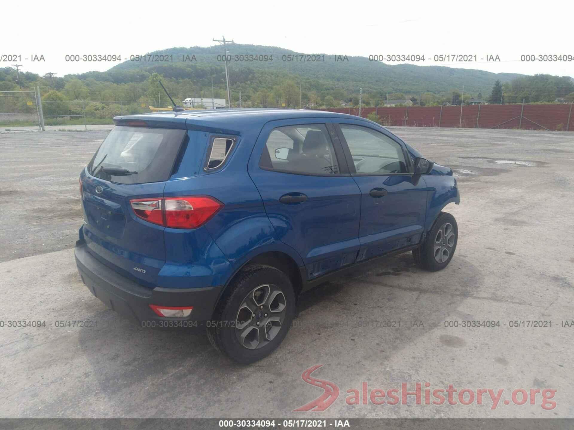 MAJ6P1SL5JC236619 2018 FORD ECOSPORT