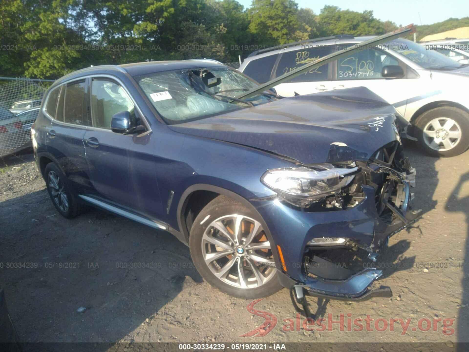 5UXTR9C51KLE21632 2019 BMW X3