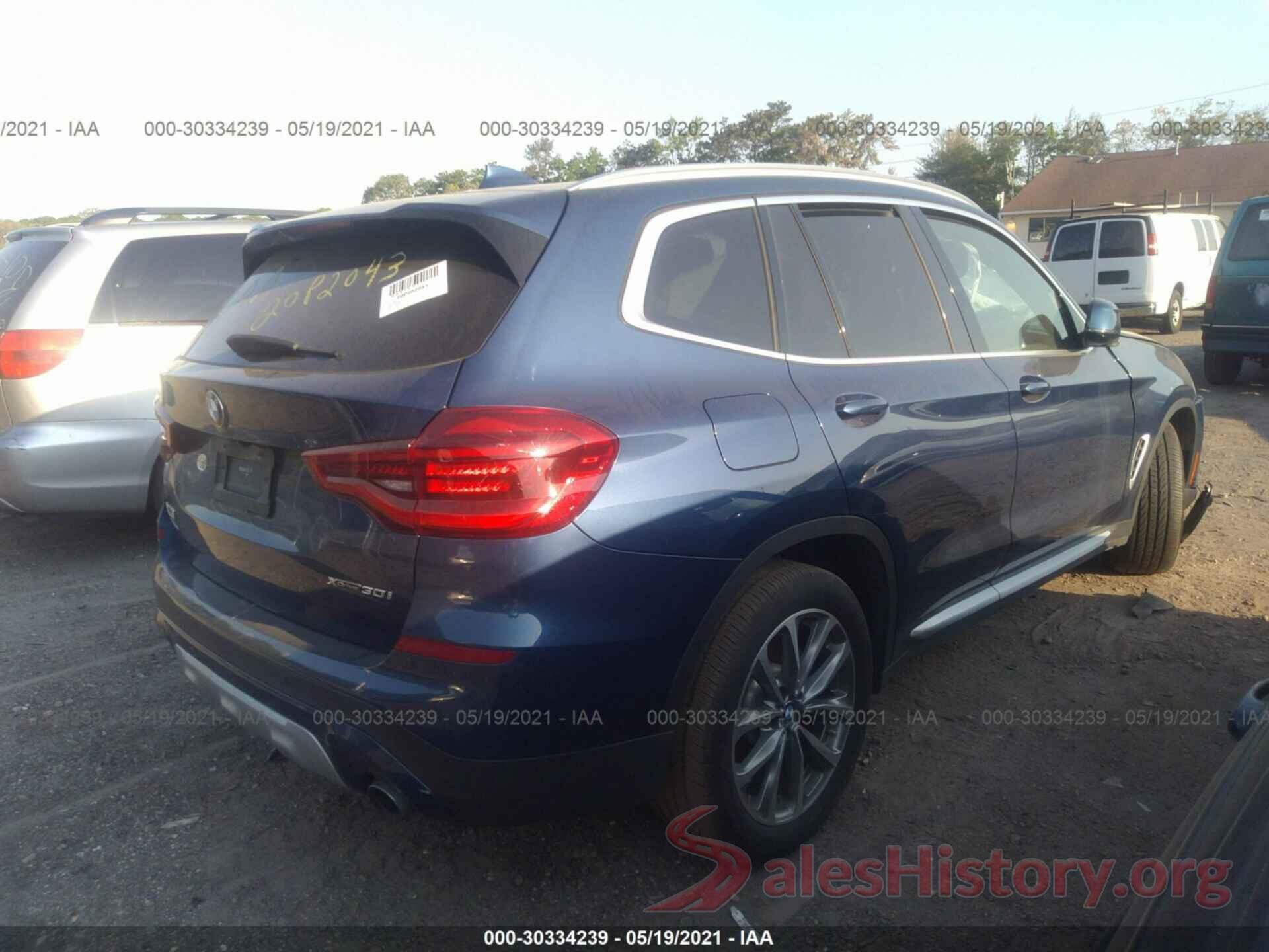 5UXTR9C51KLE21632 2019 BMW X3