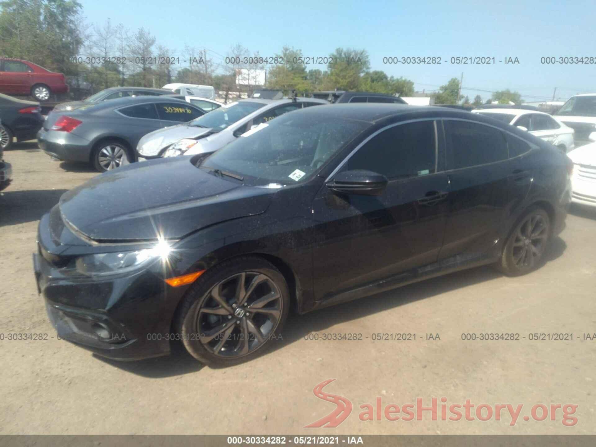 2HGFC2F84KH584848 2019 HONDA CIVIC SEDAN