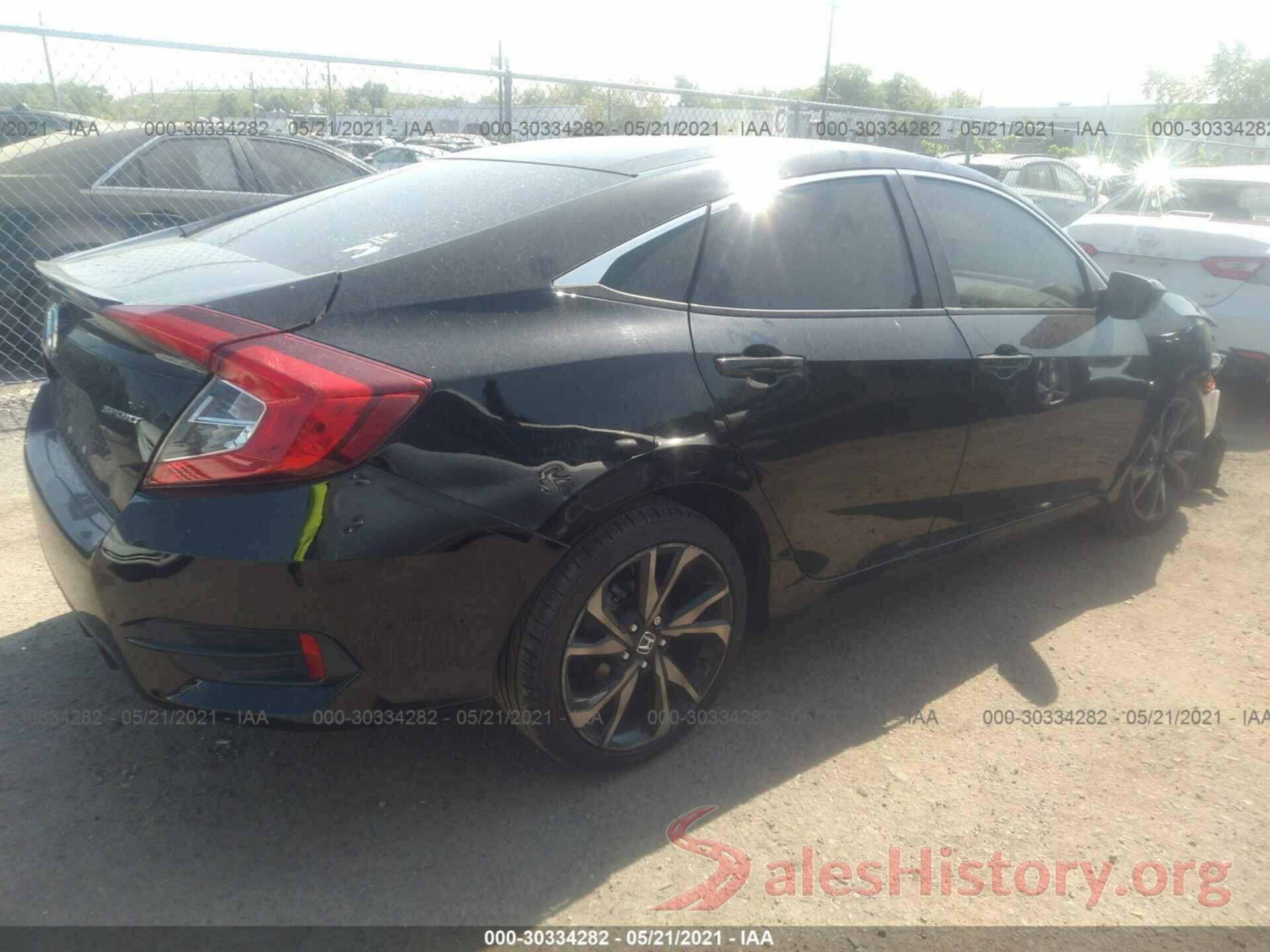 2HGFC2F84KH584848 2019 HONDA CIVIC SEDAN