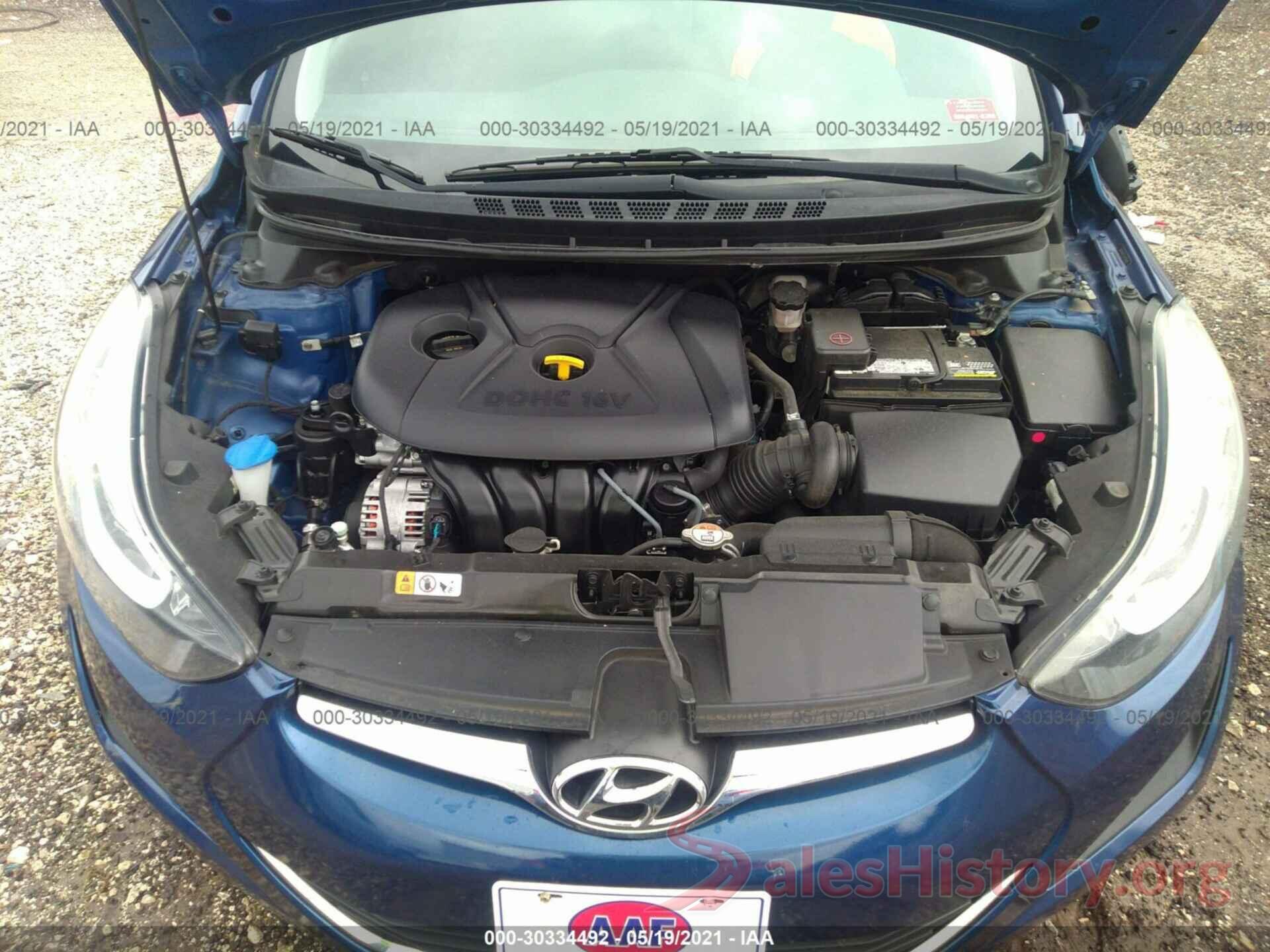 5NPDH4AE7GH726608 2016 HYUNDAI ELANTRA