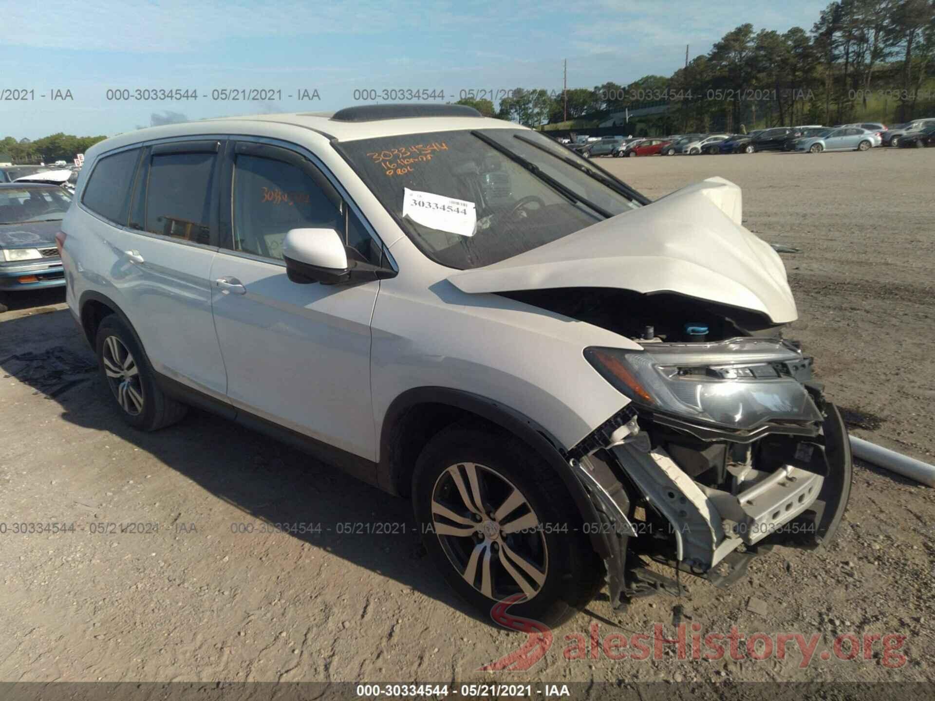 5FNYF6H75GB039023 2016 HONDA PILOT