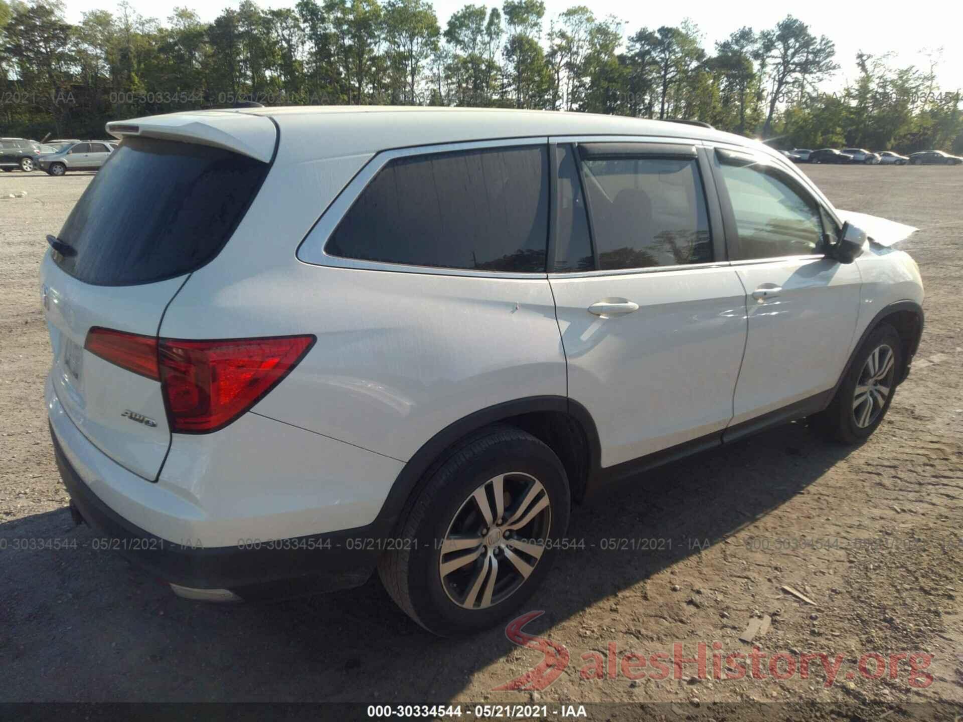 5FNYF6H75GB039023 2016 HONDA PILOT