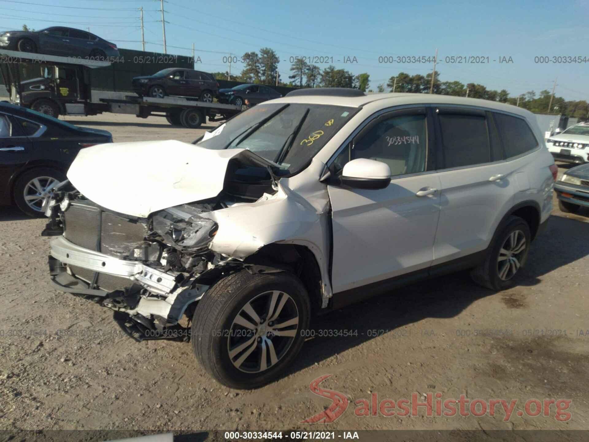 5FNYF6H75GB039023 2016 HONDA PILOT