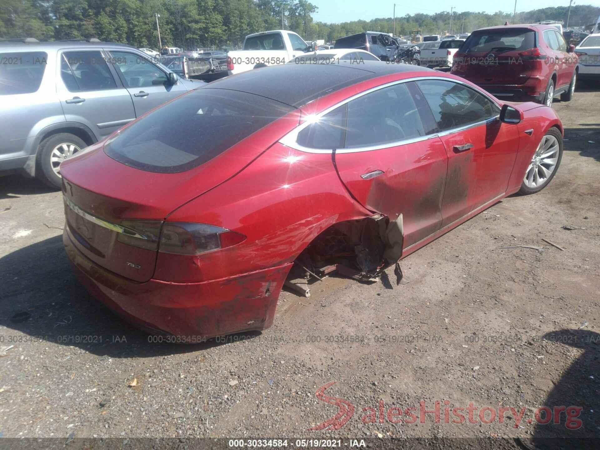 5YJSA1E21GF168408 2016 TESLA MODEL S