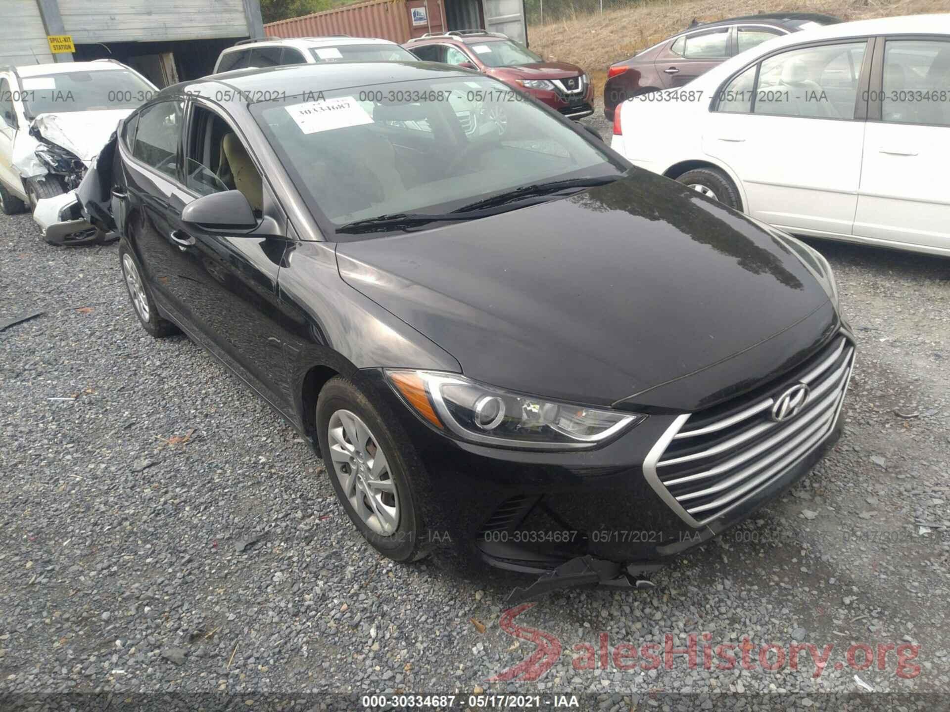 5NPD74LF8HH069425 2017 HYUNDAI ELANTRA