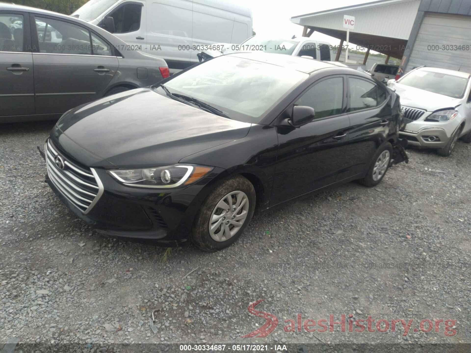 5NPD74LF8HH069425 2017 HYUNDAI ELANTRA