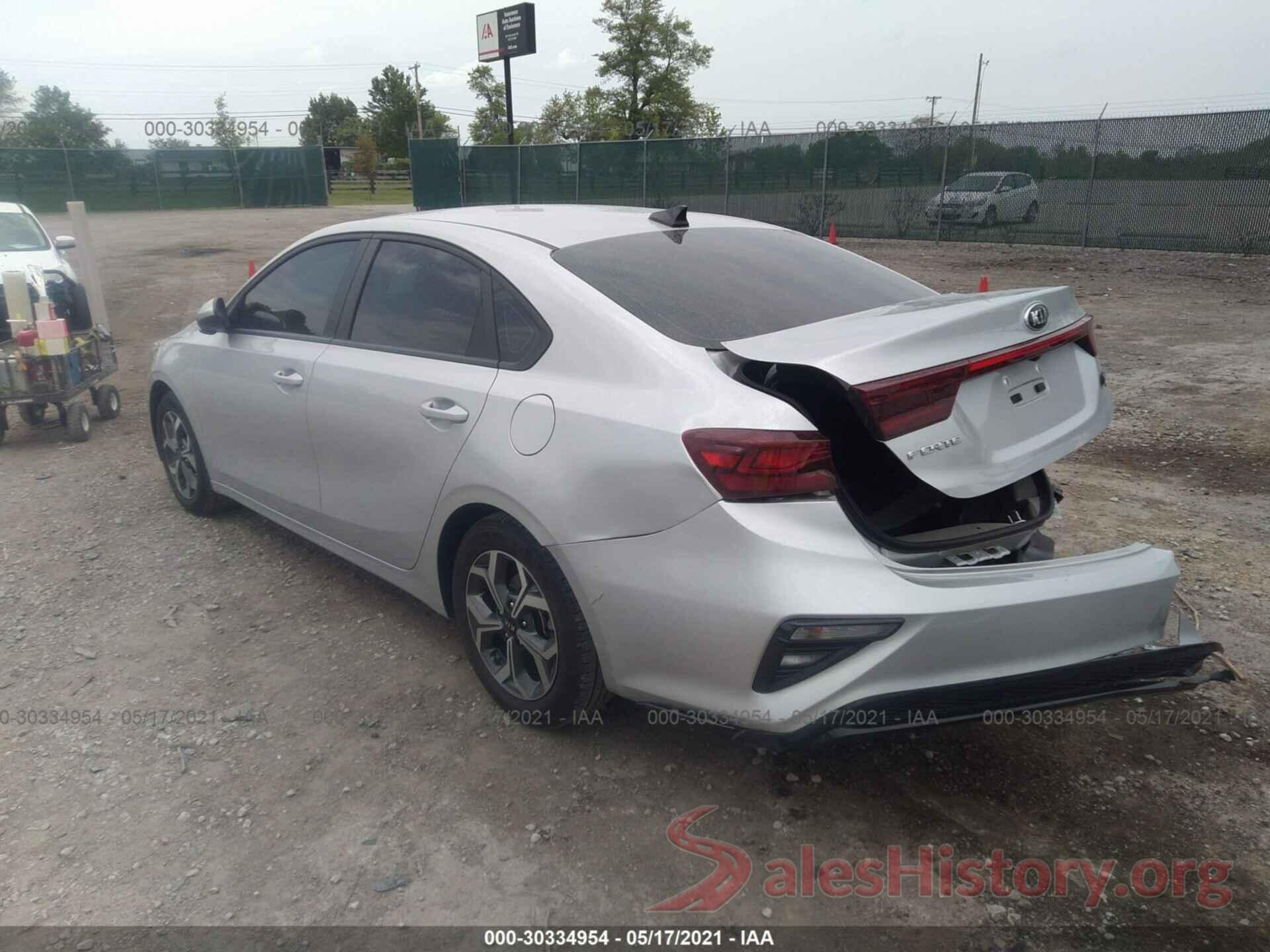 3KPF24AD8LE176867 2020 KIA FORTE