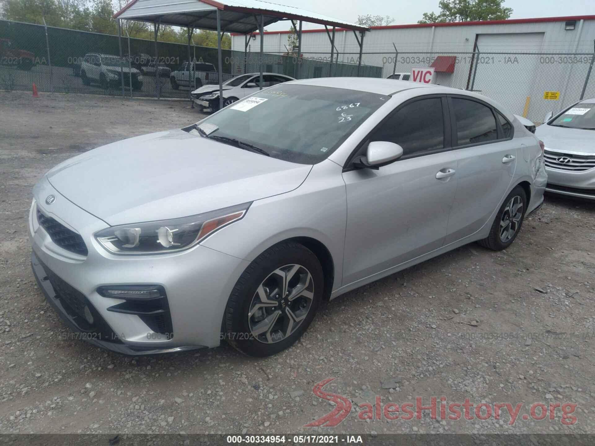 3KPF24AD8LE176867 2020 KIA FORTE