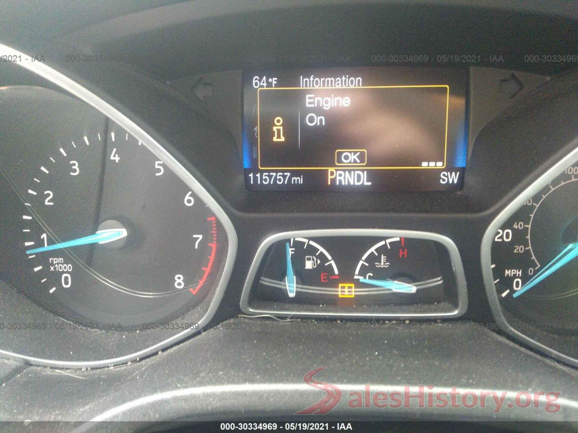 1FADP3F23GL365634 2016 FORD FOCUS