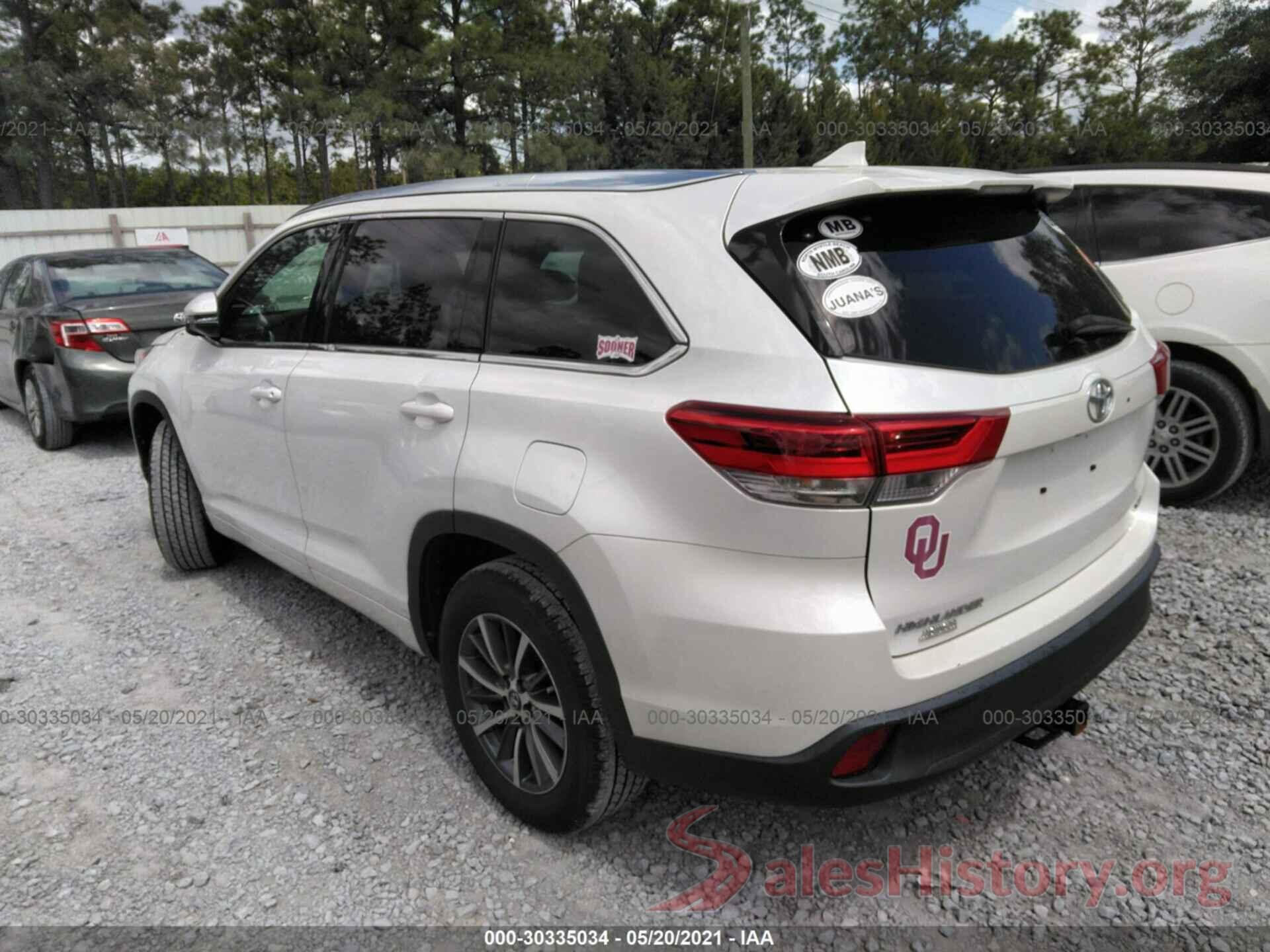 5TDKZRFH3HS191860 2017 TOYOTA HIGHLANDER